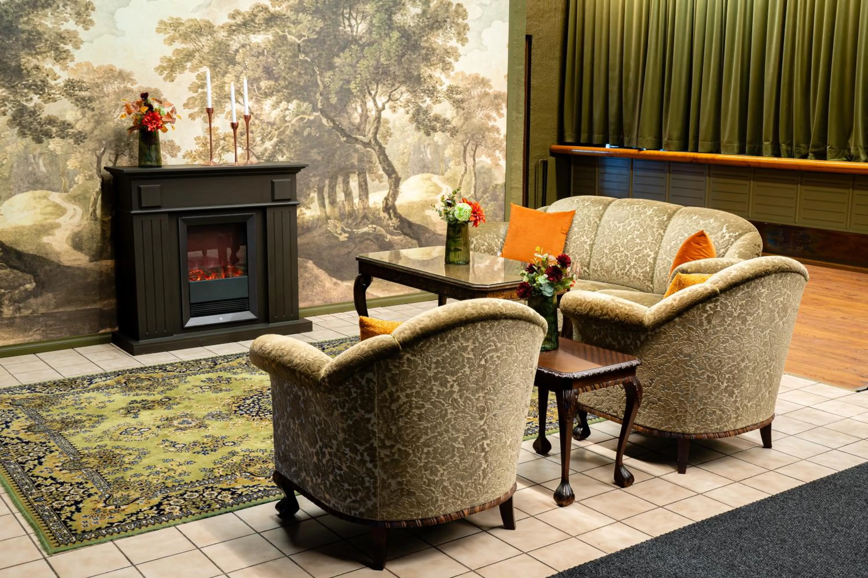 Seating area in Hotel Pohjankievari