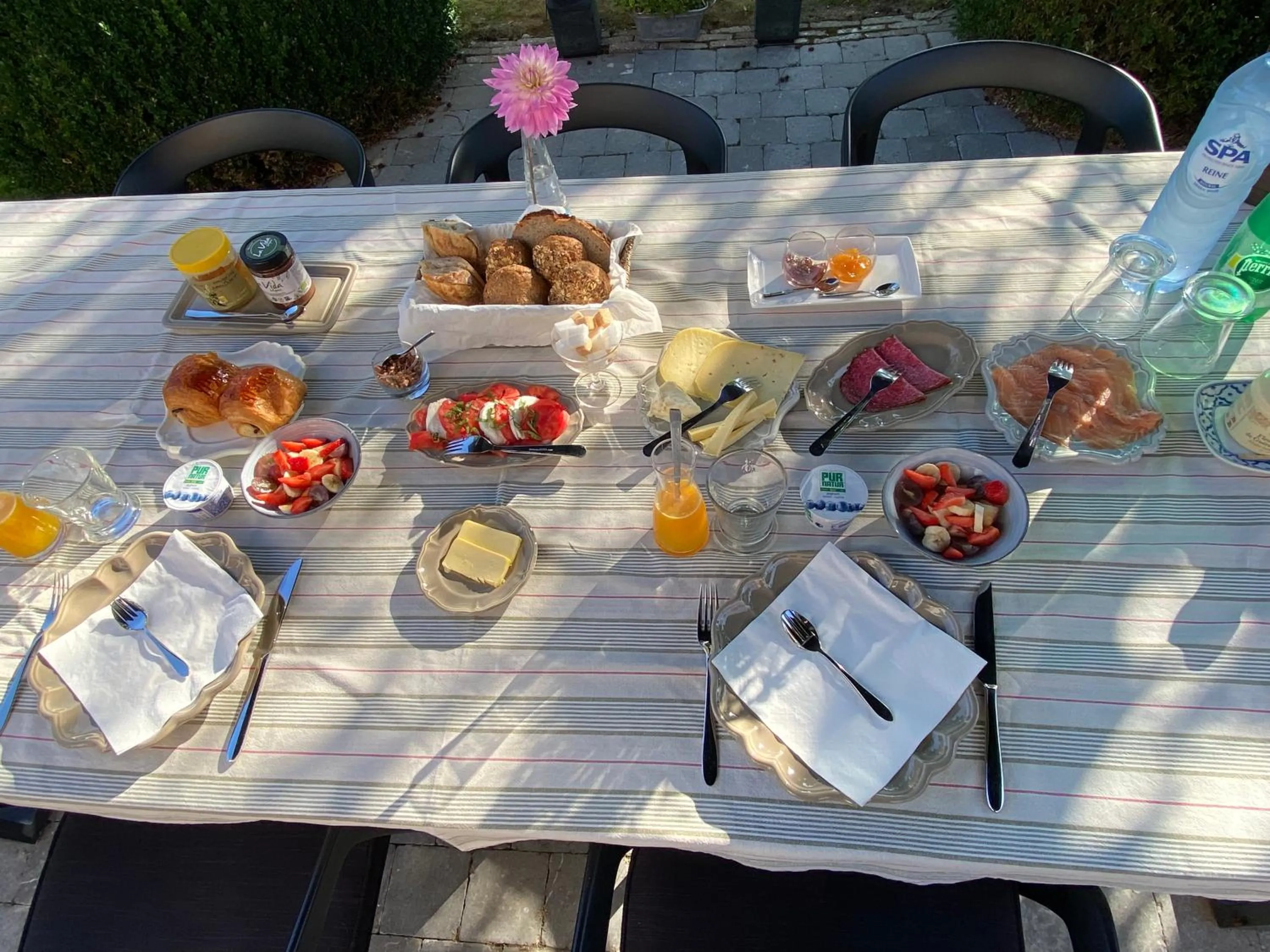 Continental breakfast in B&B Aline Florentine - adults only - Luxury B&B - Chambres d'Hôtes - Zimmer Frei