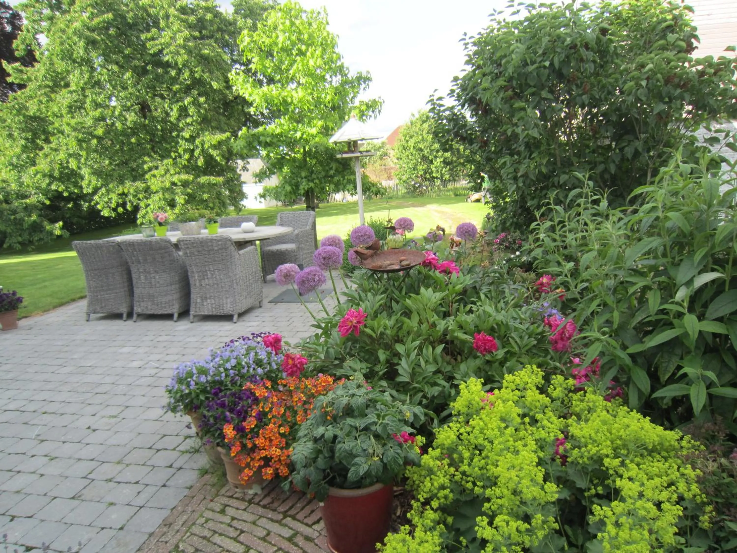 Garden in B&B Aline Florentine - adults only - Luxury B&B - Chambres d'Hôtes - Zimmer Frei