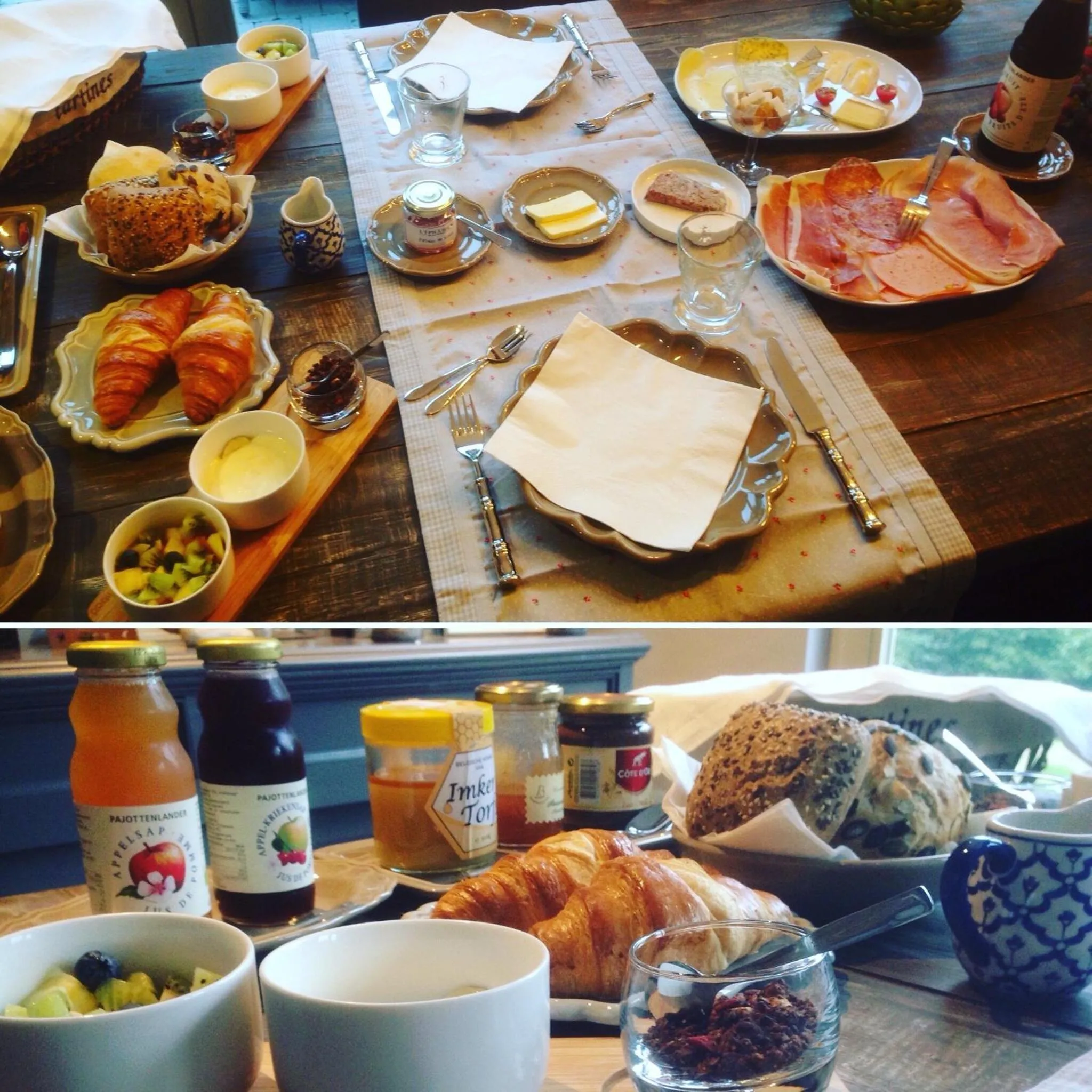 Continental breakfast in B&B Aline Florentine - adults only - Luxury B&B - Chambres d'Hôtes - Zimmer Frei