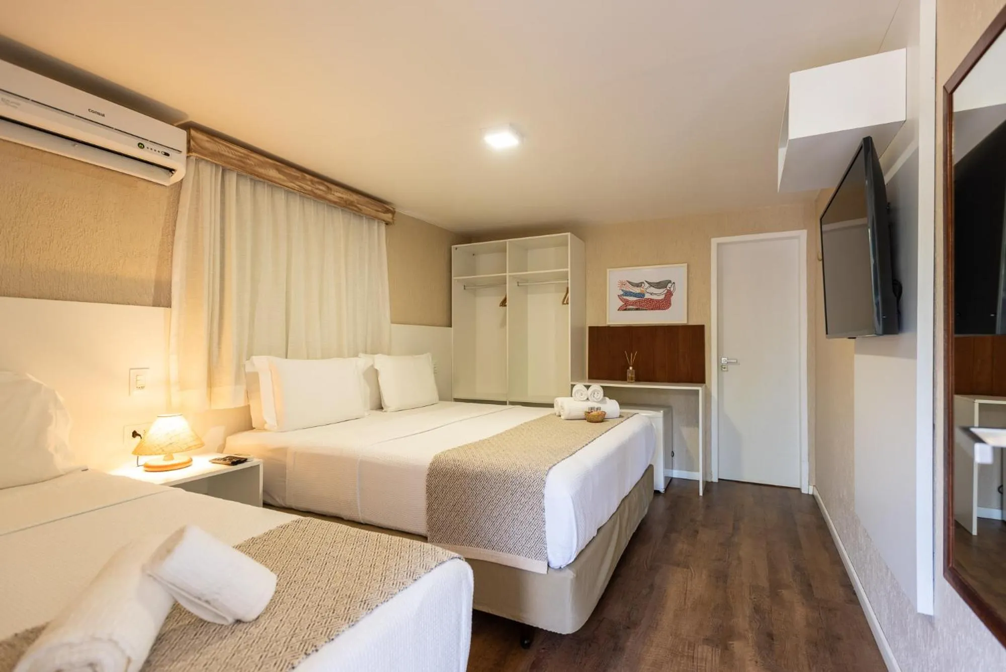 Bed in Pousada da Germana