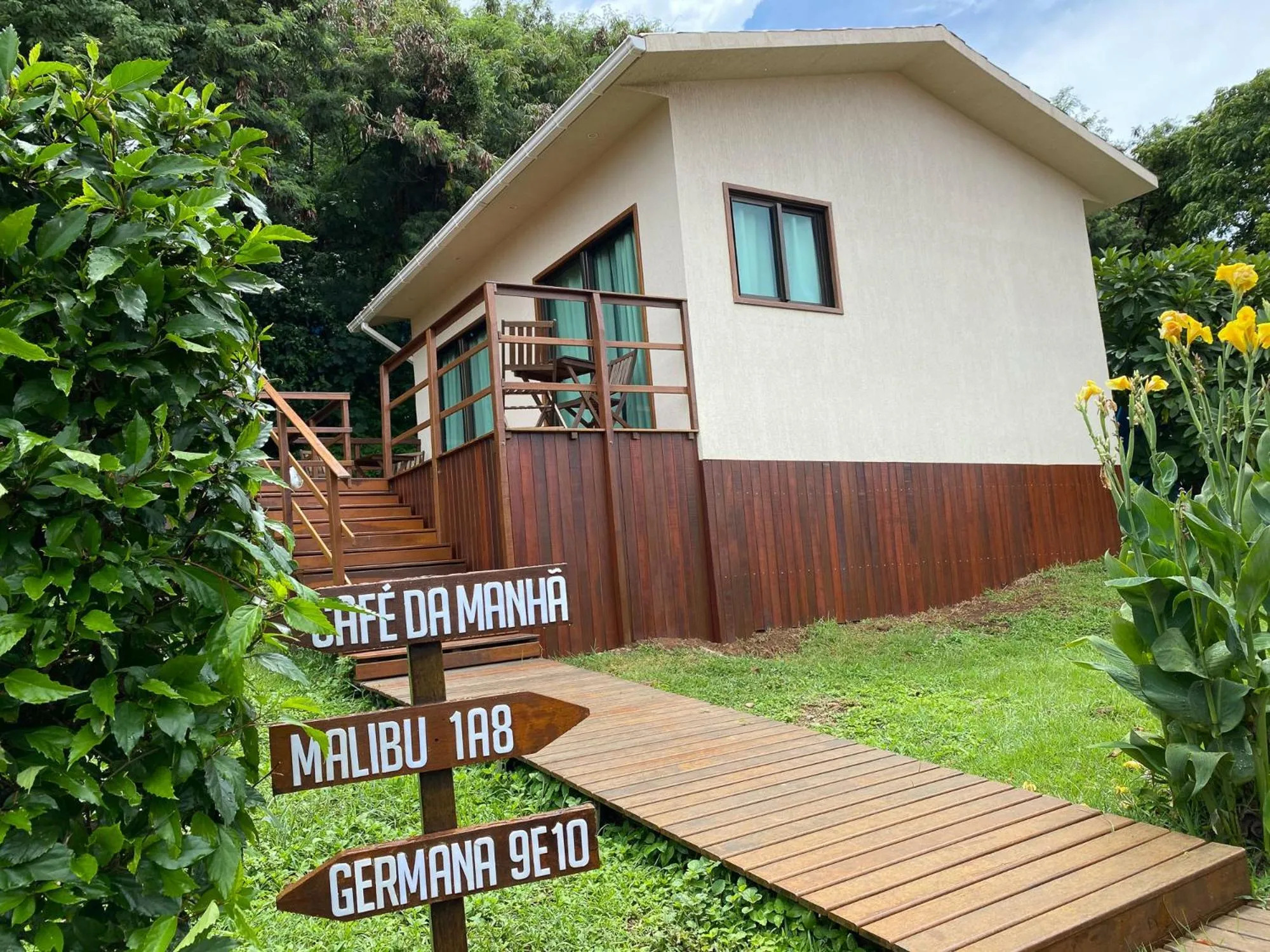 Garden in Pousada da Germana