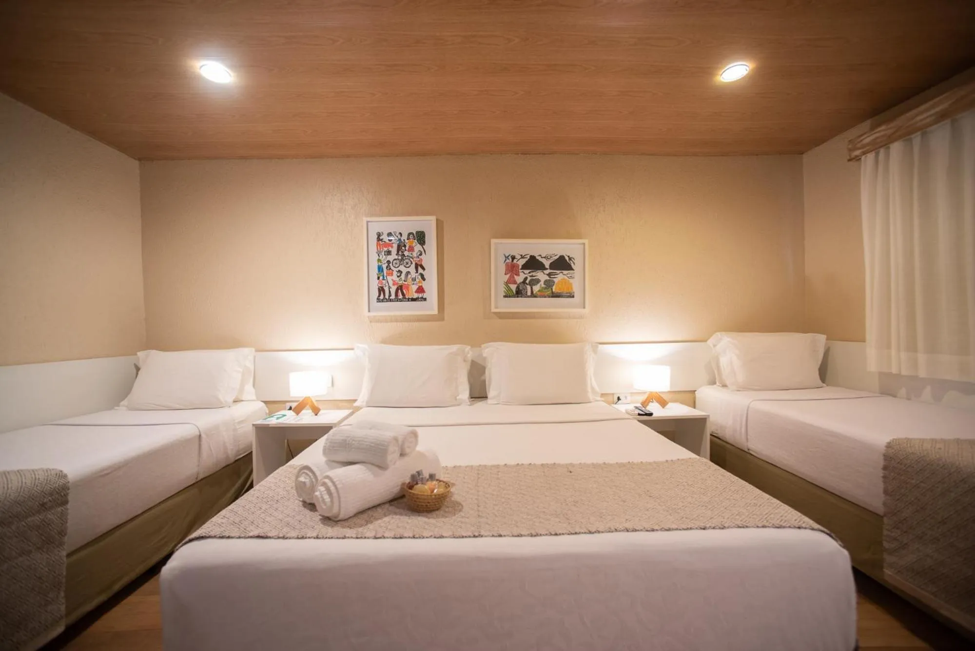 Bed in Pousada da Germana