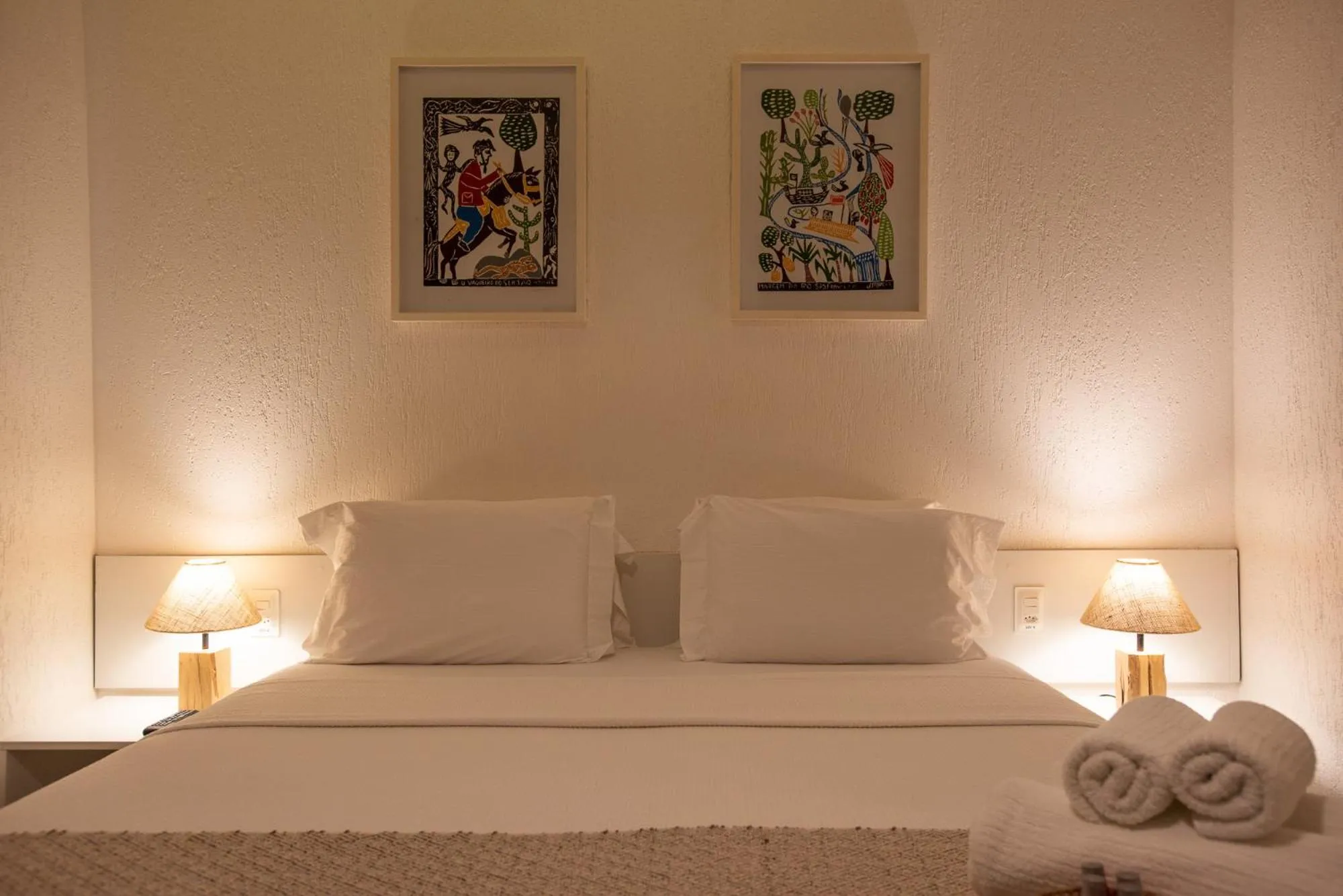 Bed in Pousada da Germana