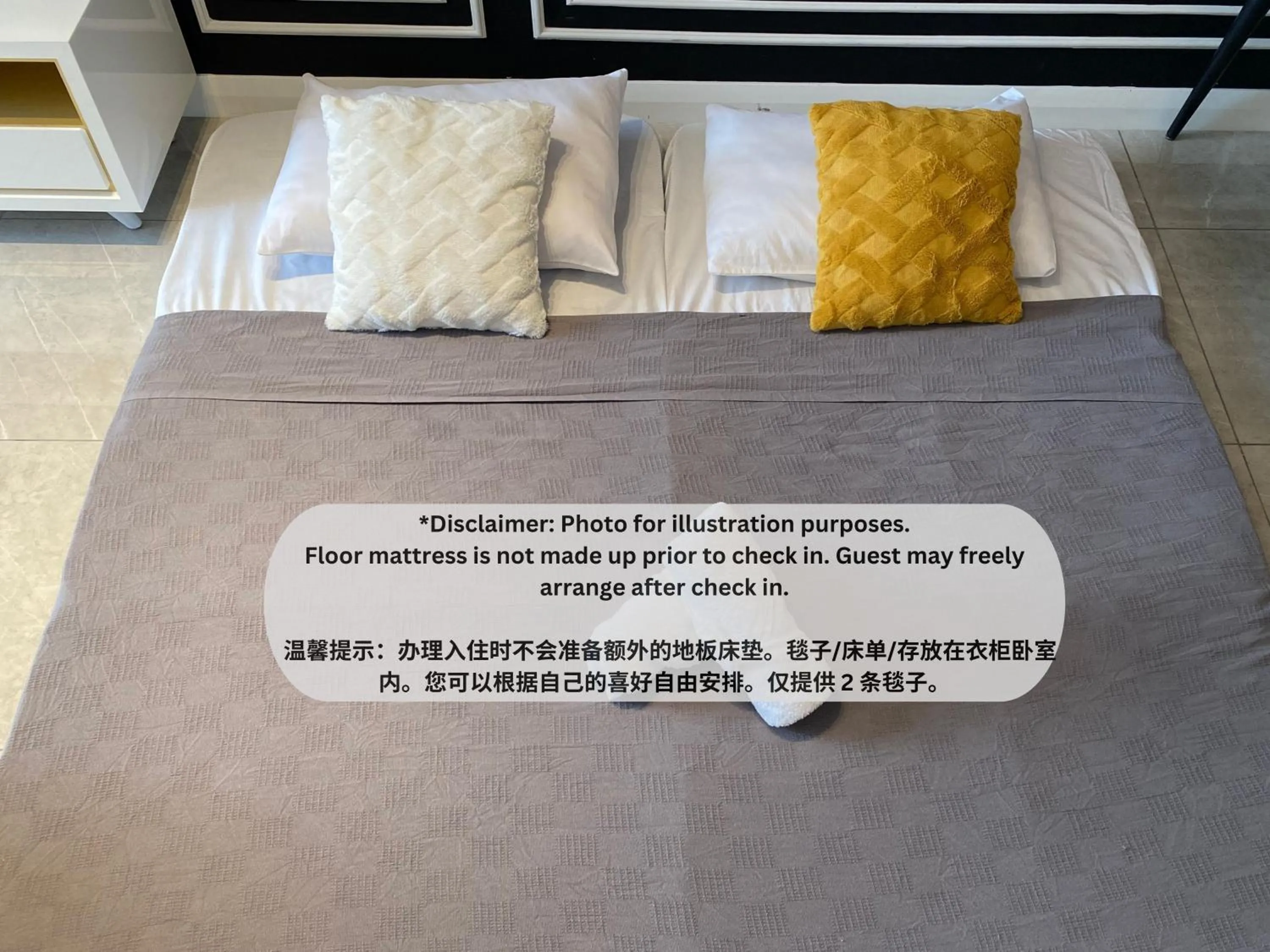 Bed in Axon Residences Bukit Bintang by Janice's Homestay