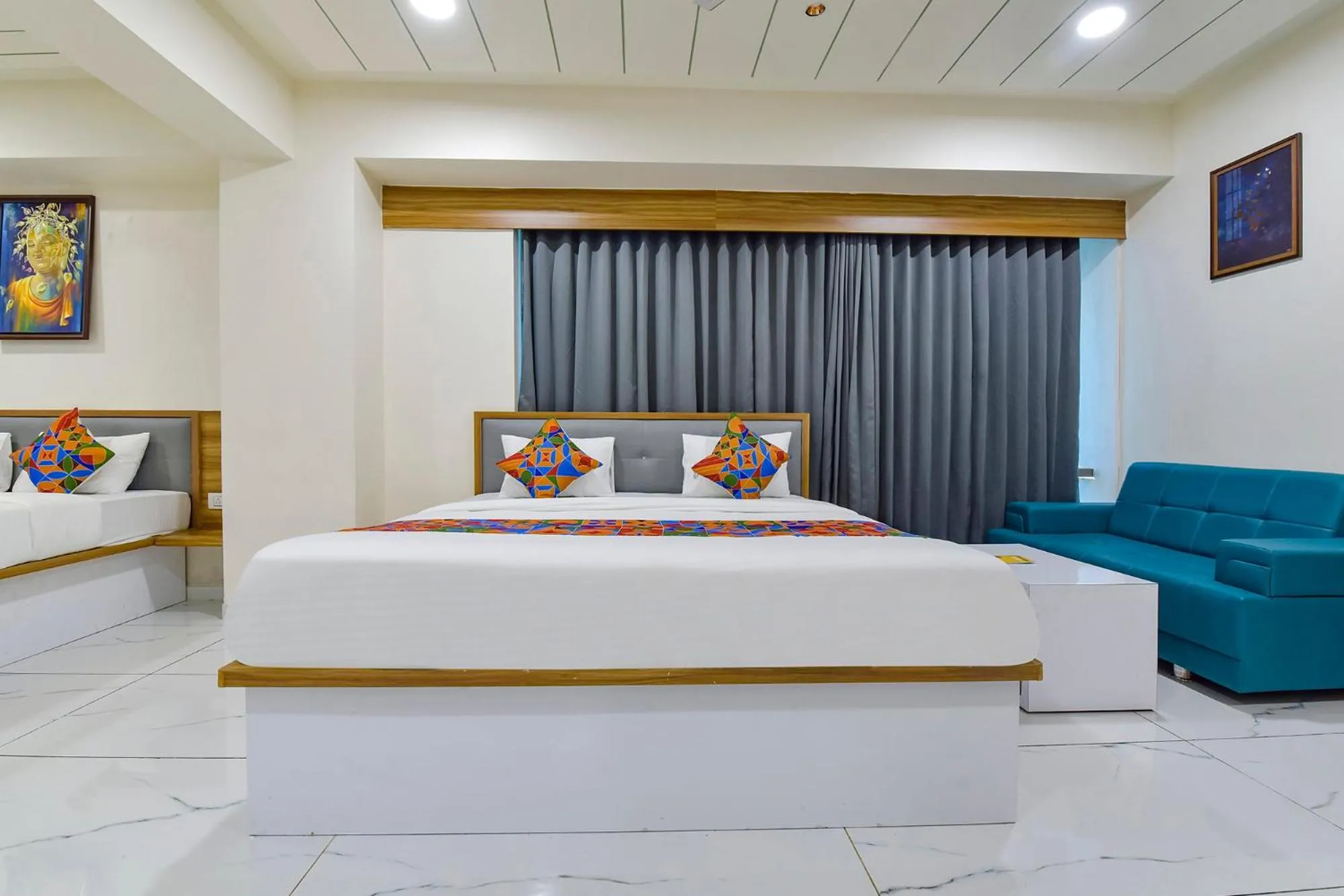 Bed in FabHotel Bliss