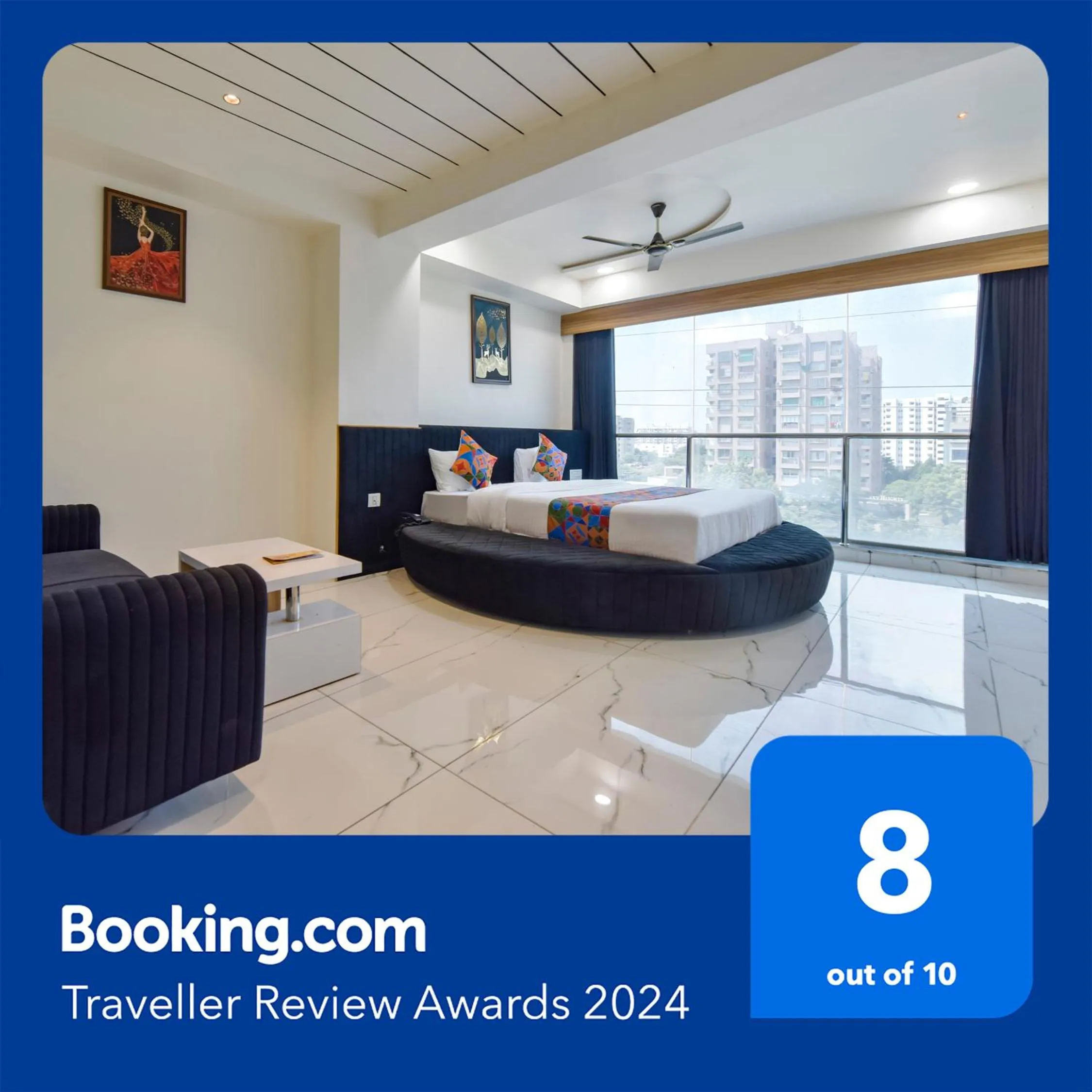 Bed in FabHotel Bliss