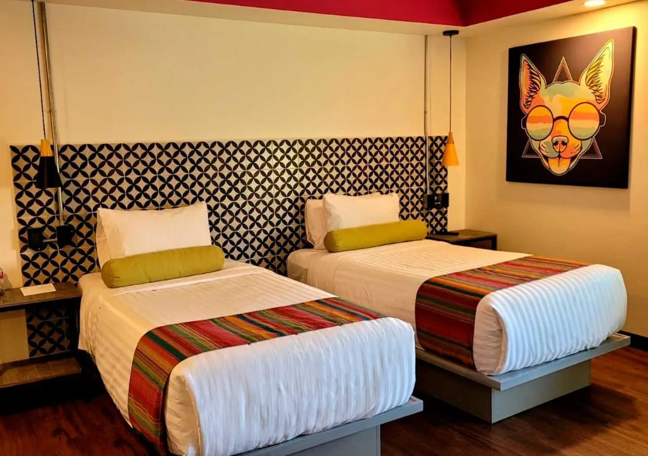 Standard Twin Room in Hotel Estancias VIVE MX Cuauhtemoc, Trademark by Wyndham