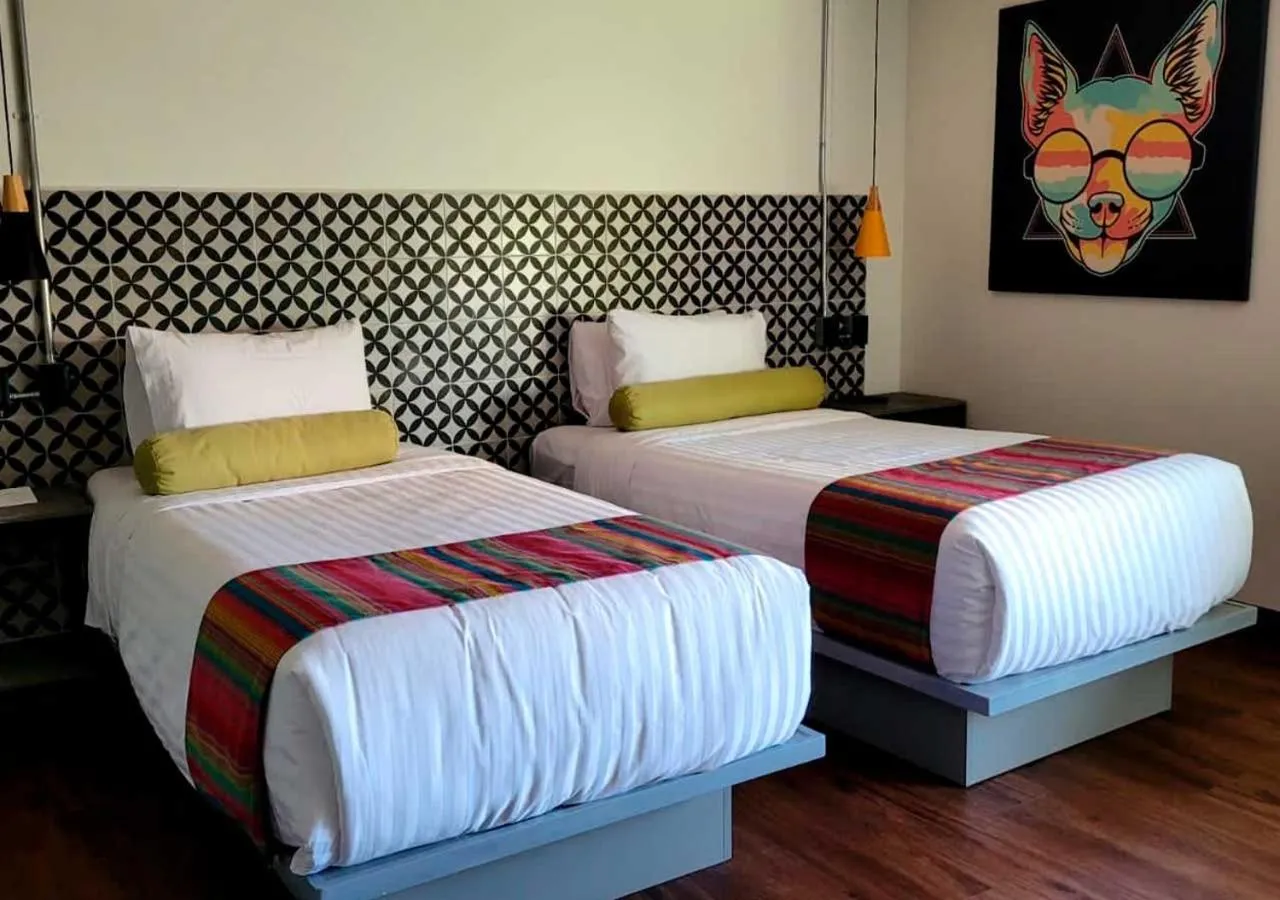 Standard Twin Room in Hotel Estancias VIVE MX Cuauhtemoc, Trademark by Wyndham