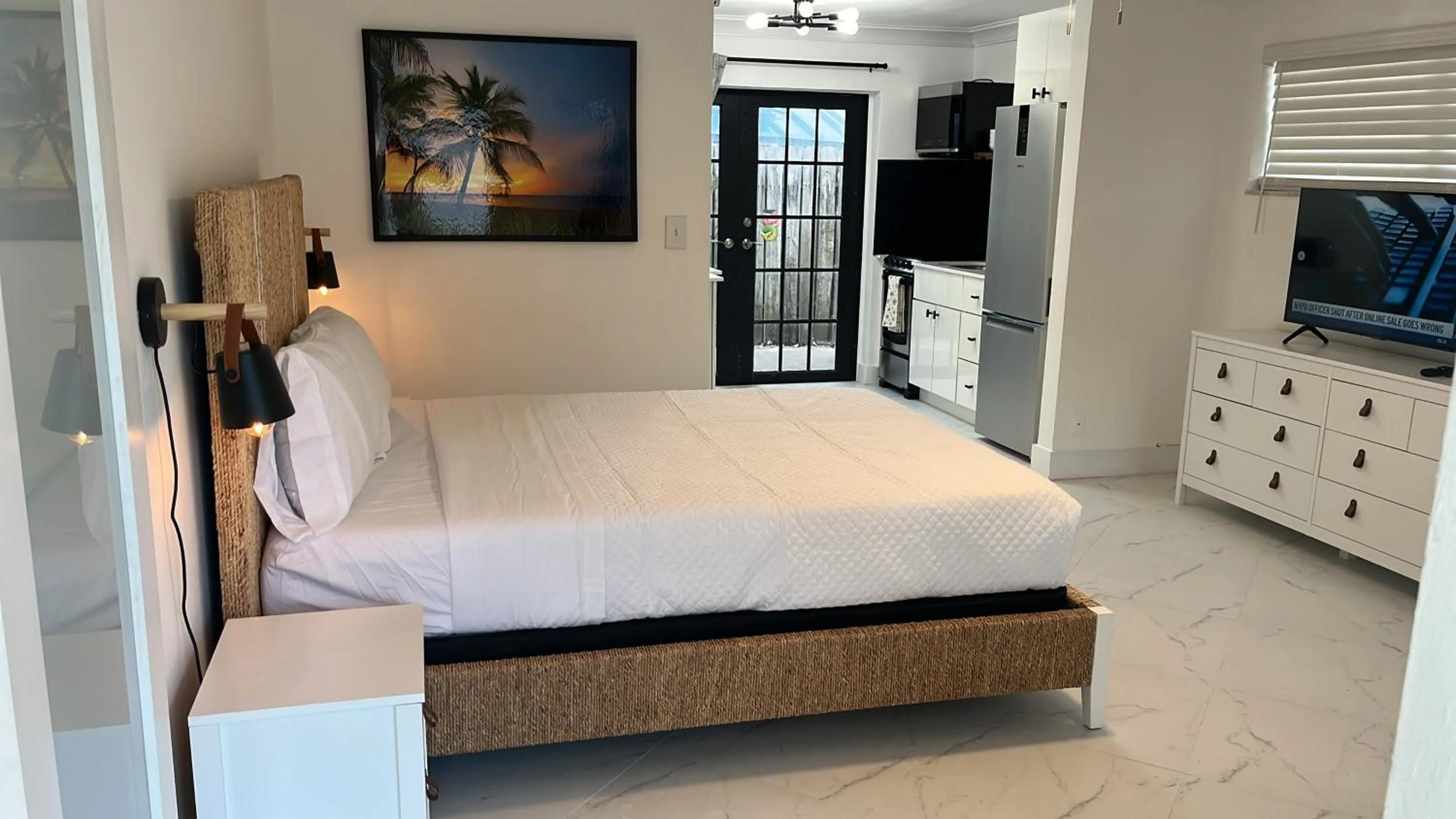Bed in La Mer Suites