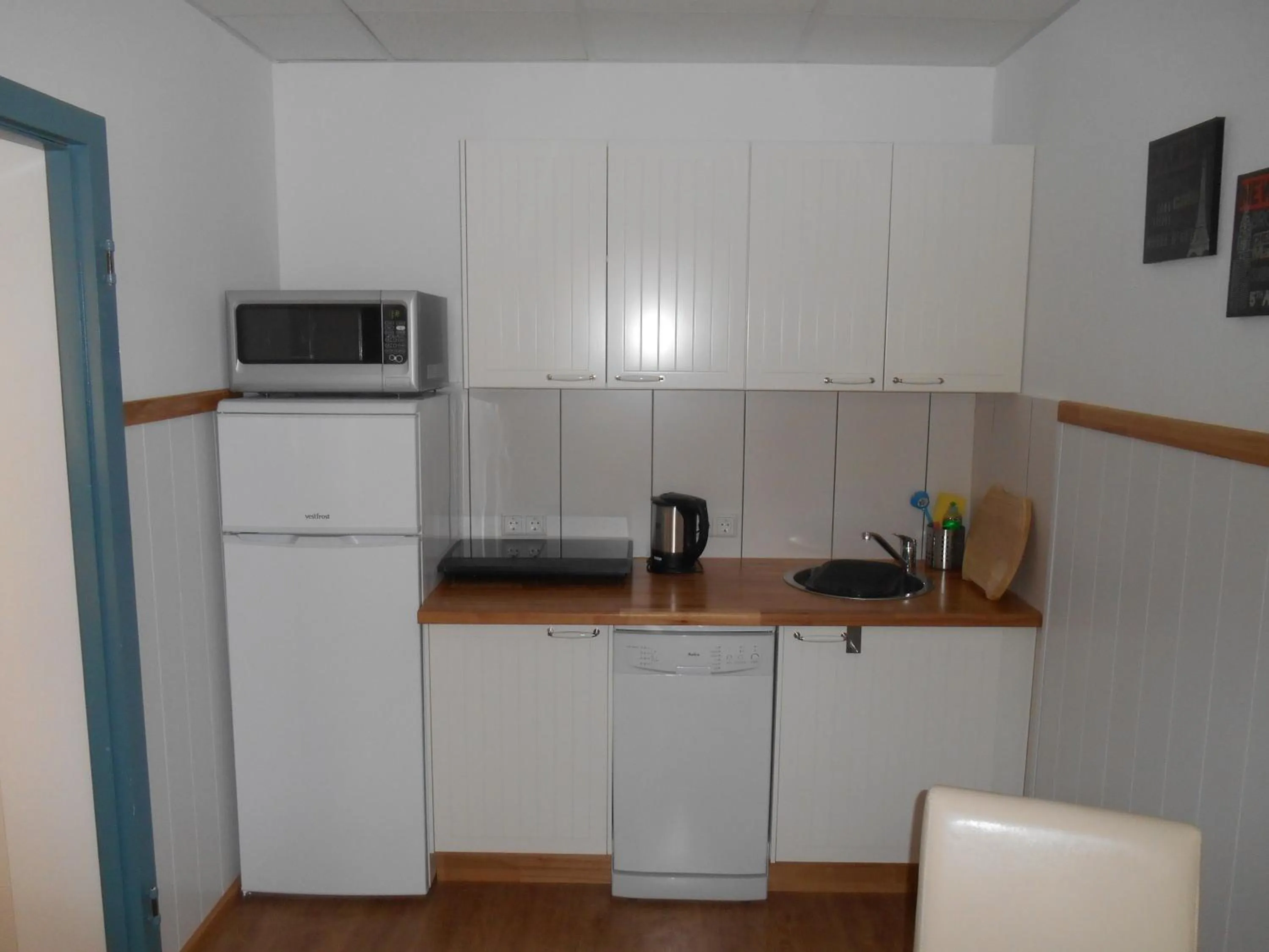Kitchen or kitchenette in Warum ins Hotel