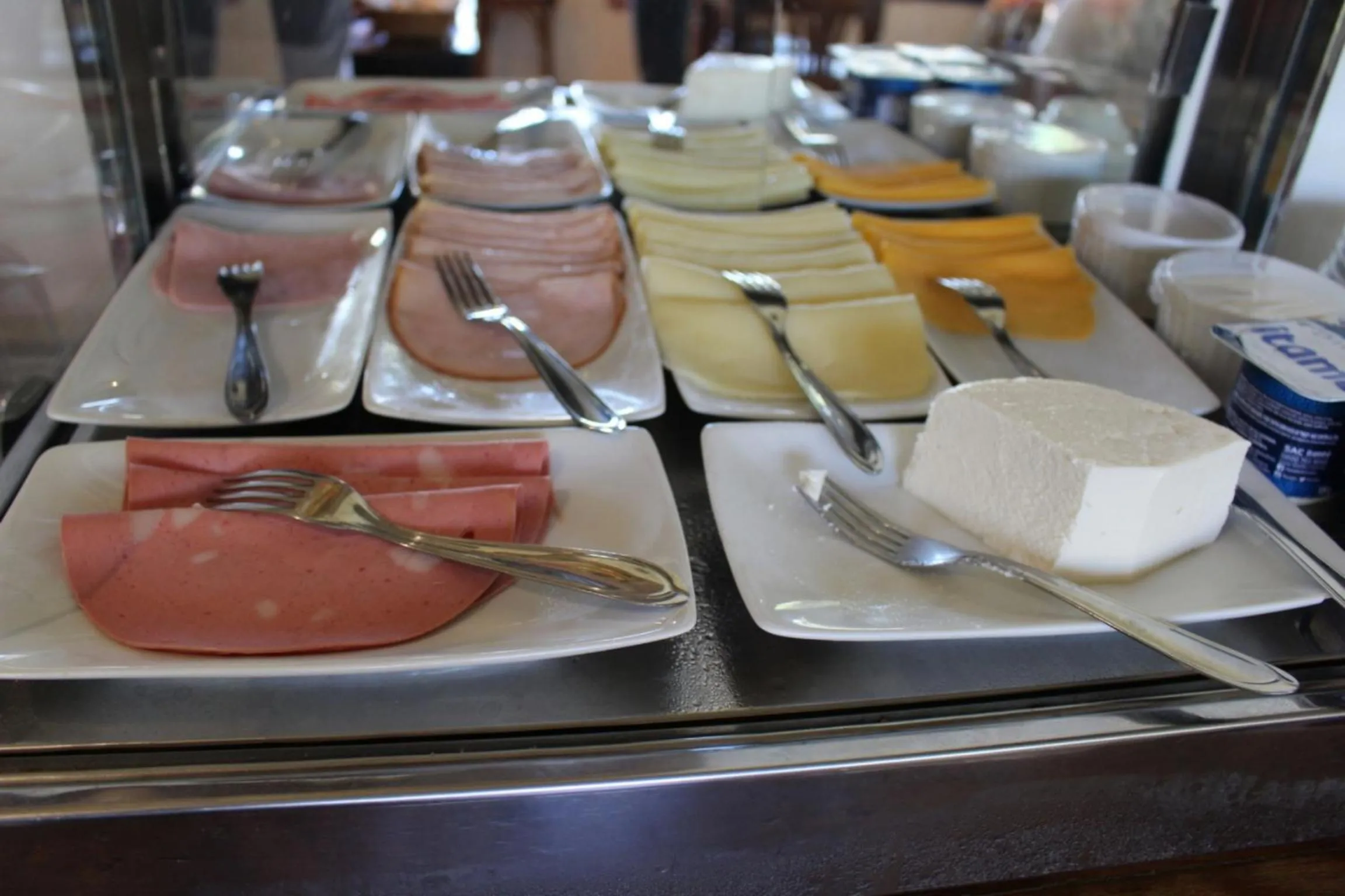 Continental breakfast in Pousada Chão de Minas
