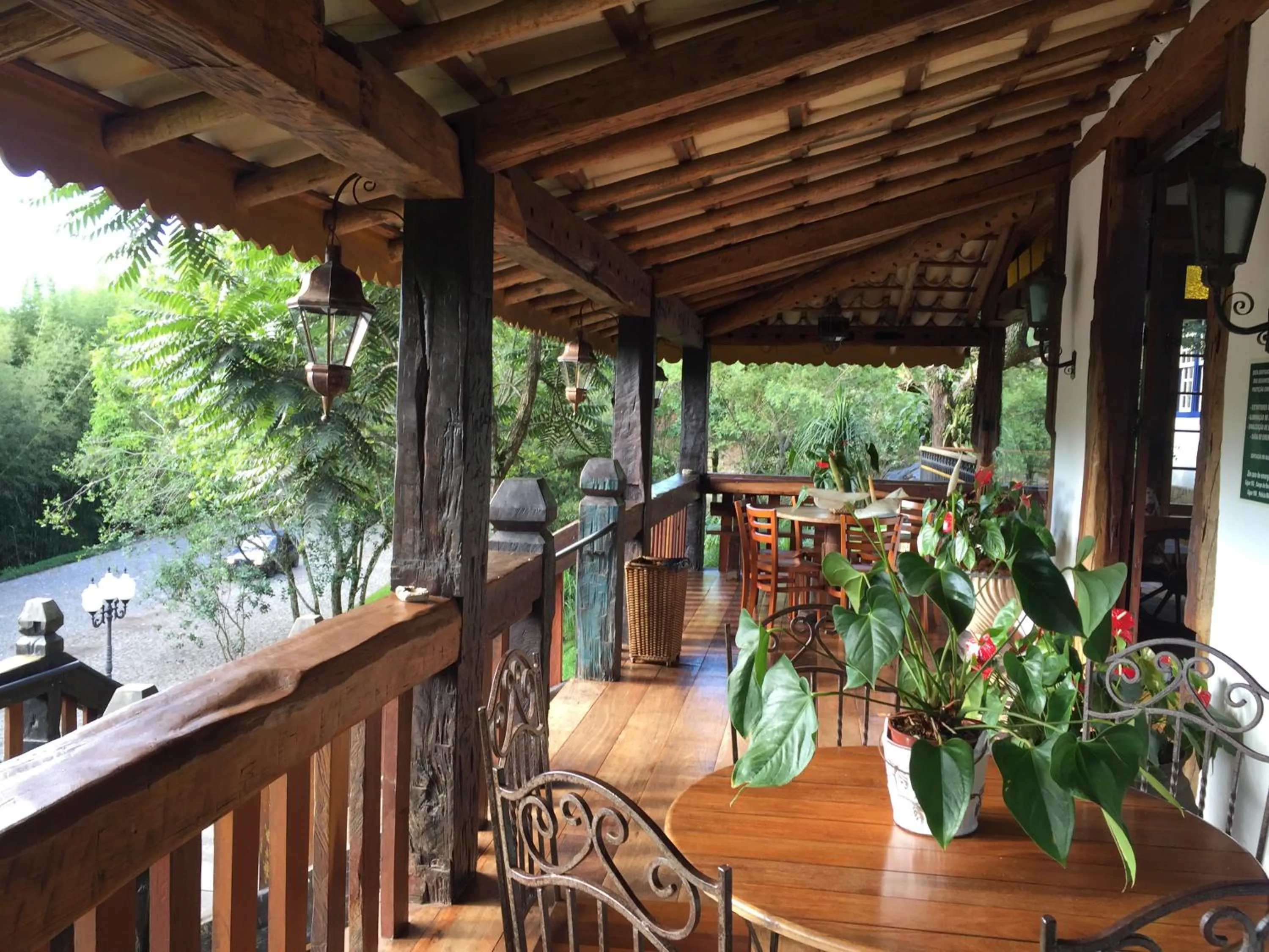 Balcony/Terrace in Pousada Chão de Minas