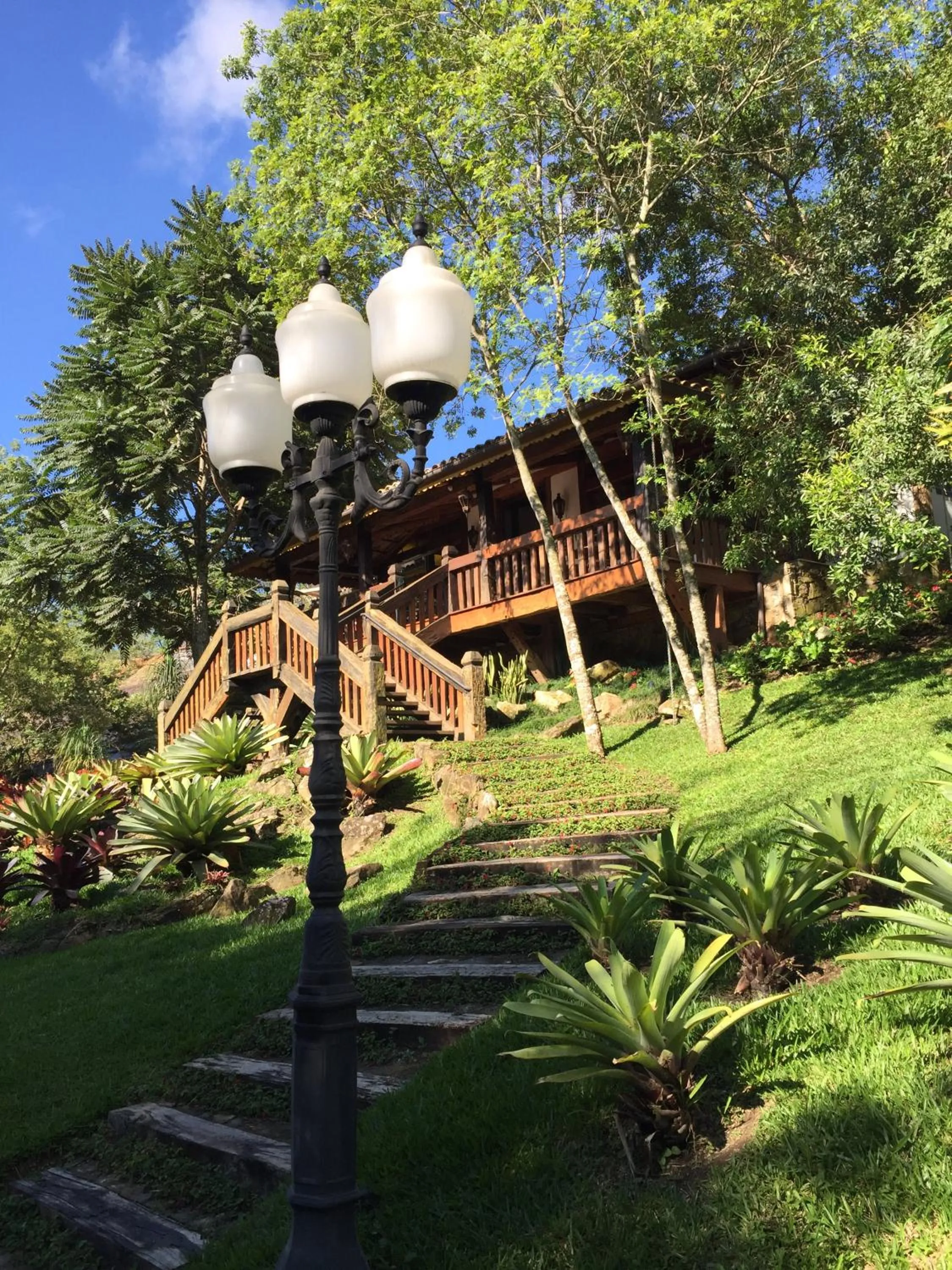 Garden view in Pousada Chão de Minas