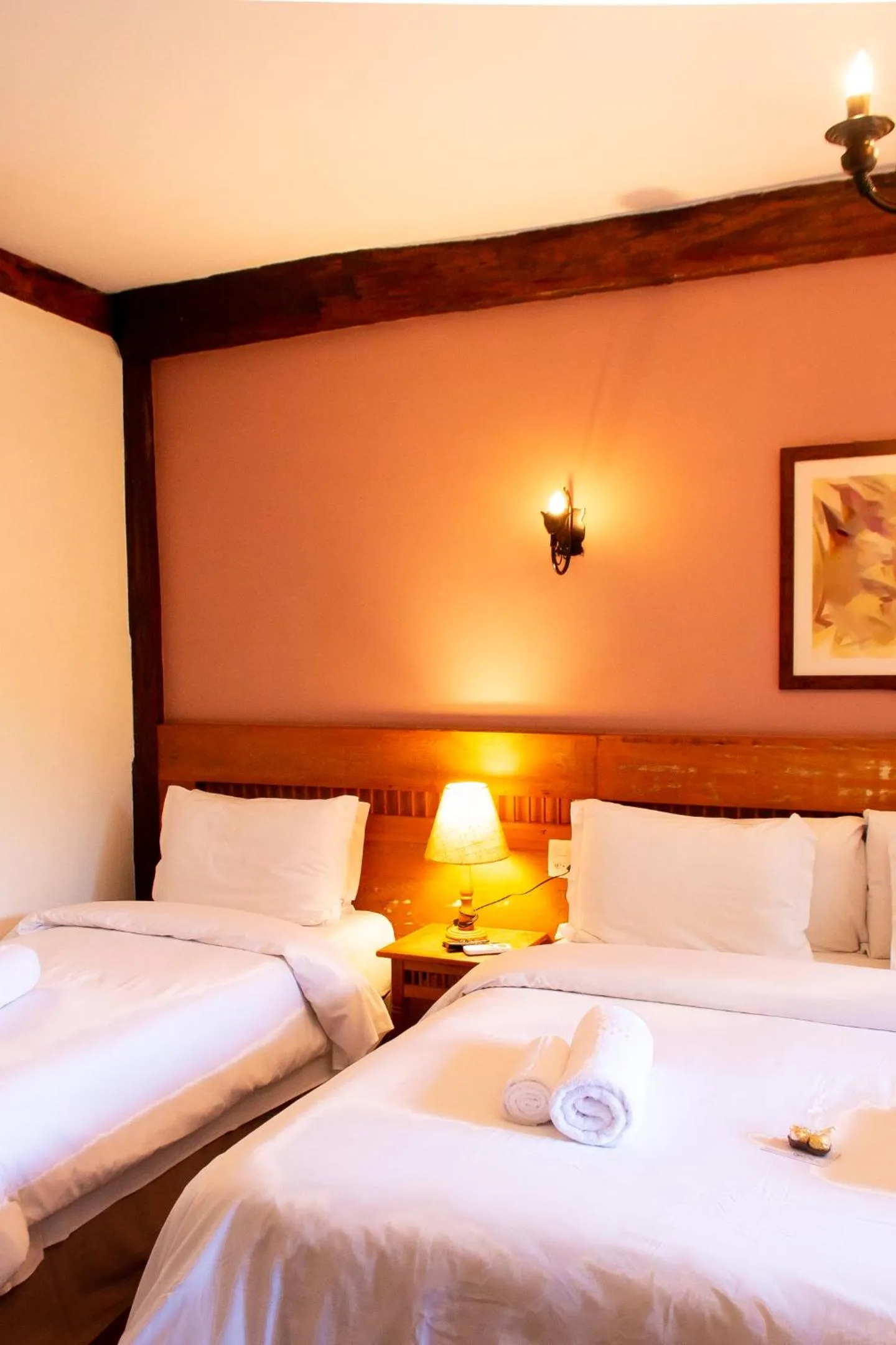 Bed in Pousada Chão de Minas