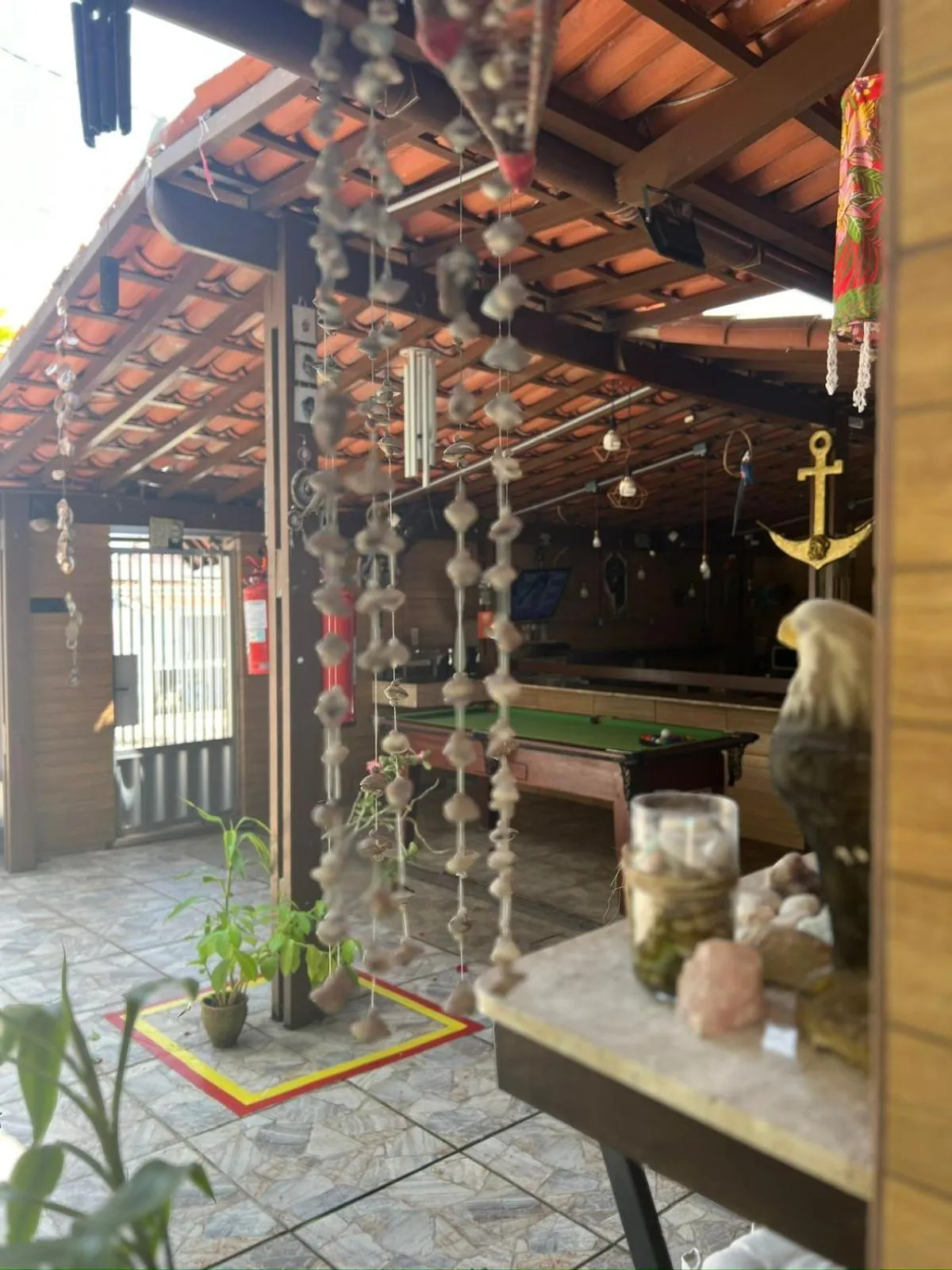 Decorative detail in Pousada Flor Dália