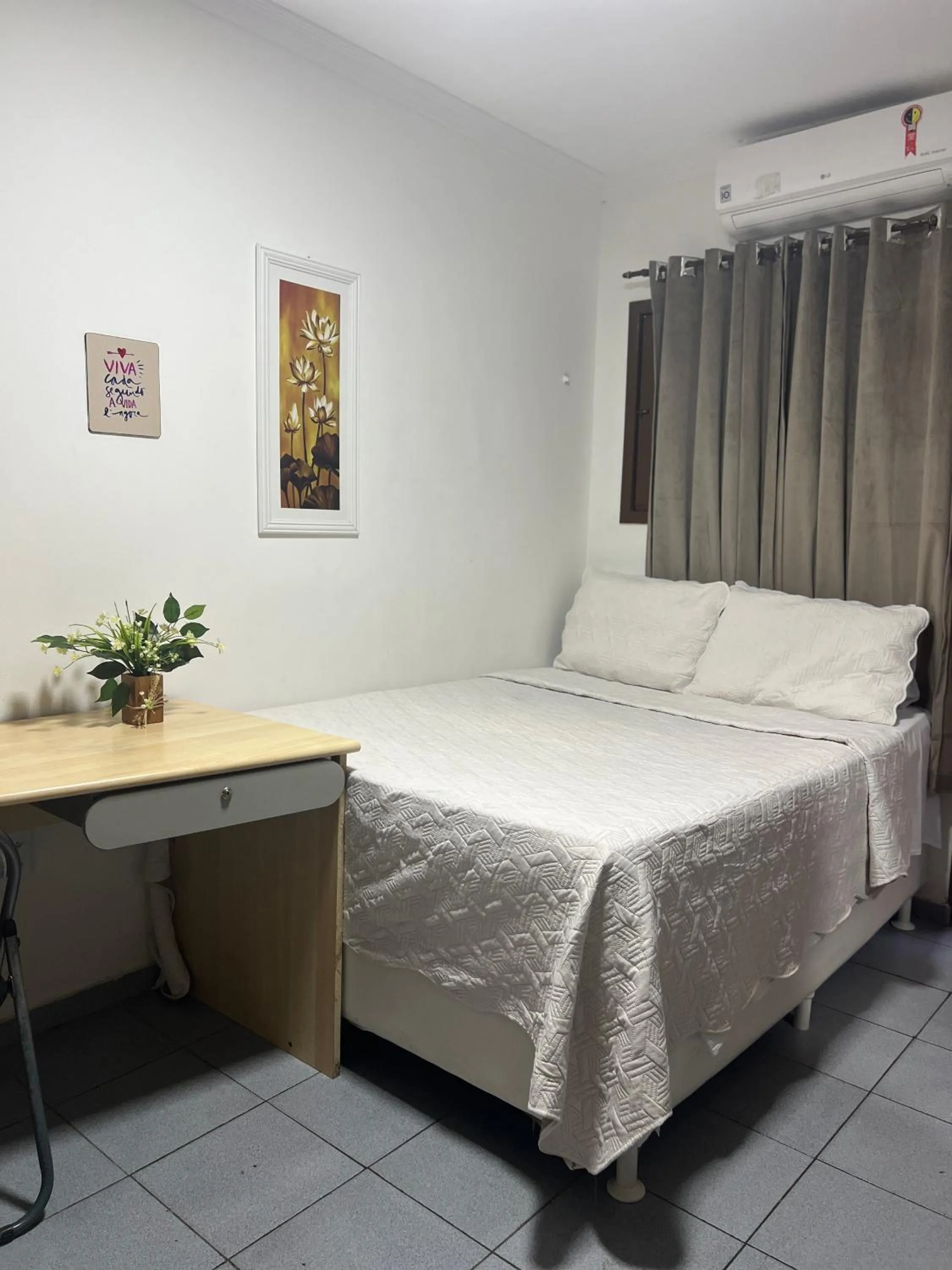 Bed in Pousada Flor Dália