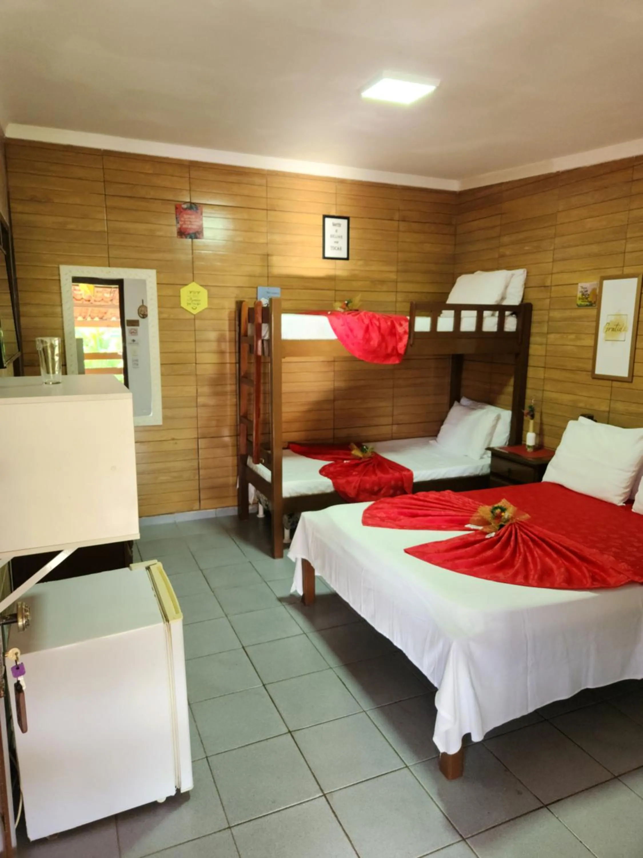 Bed in Pousada Flor Dália