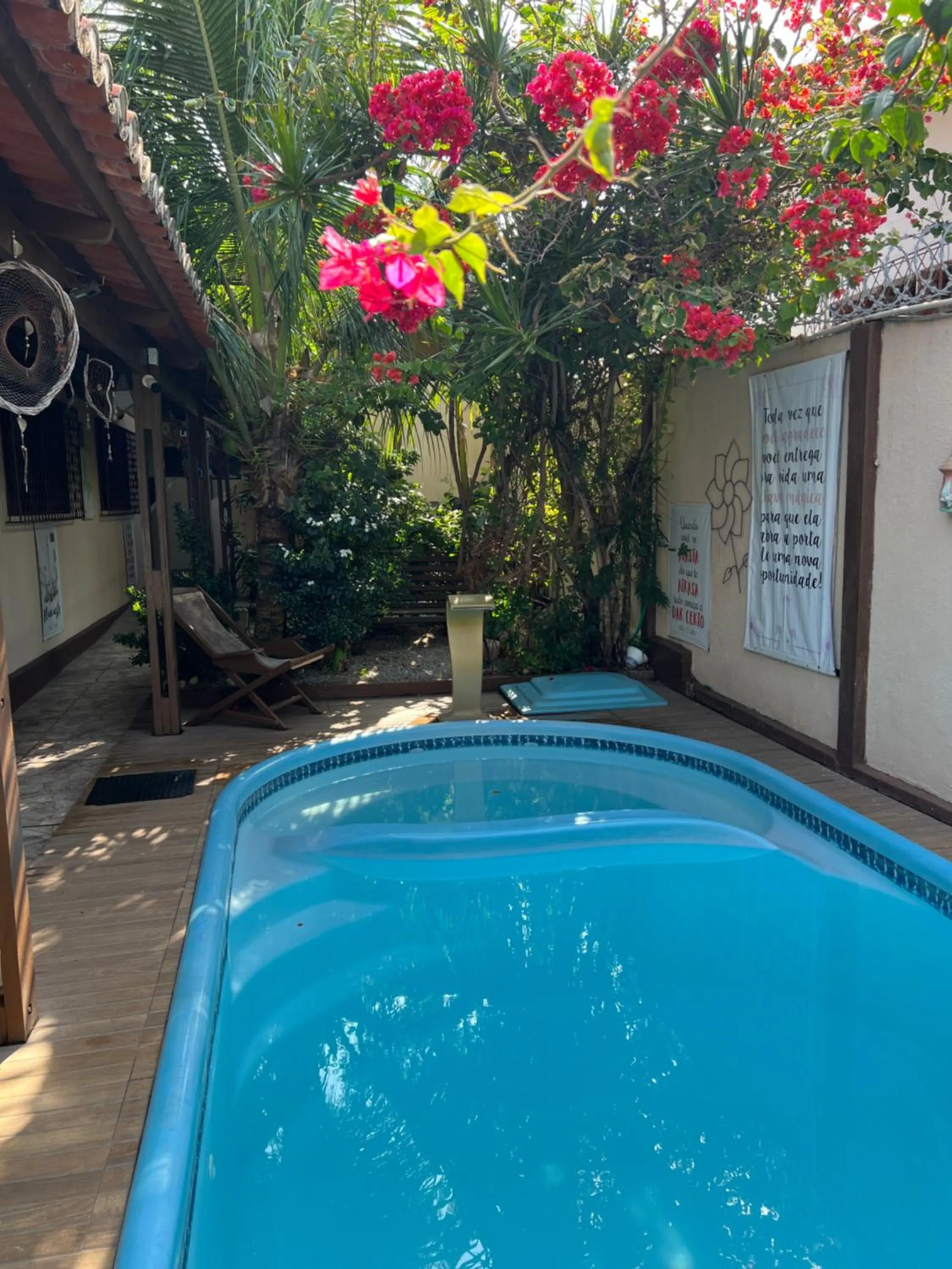 Garden view in Pousada Flor Dália