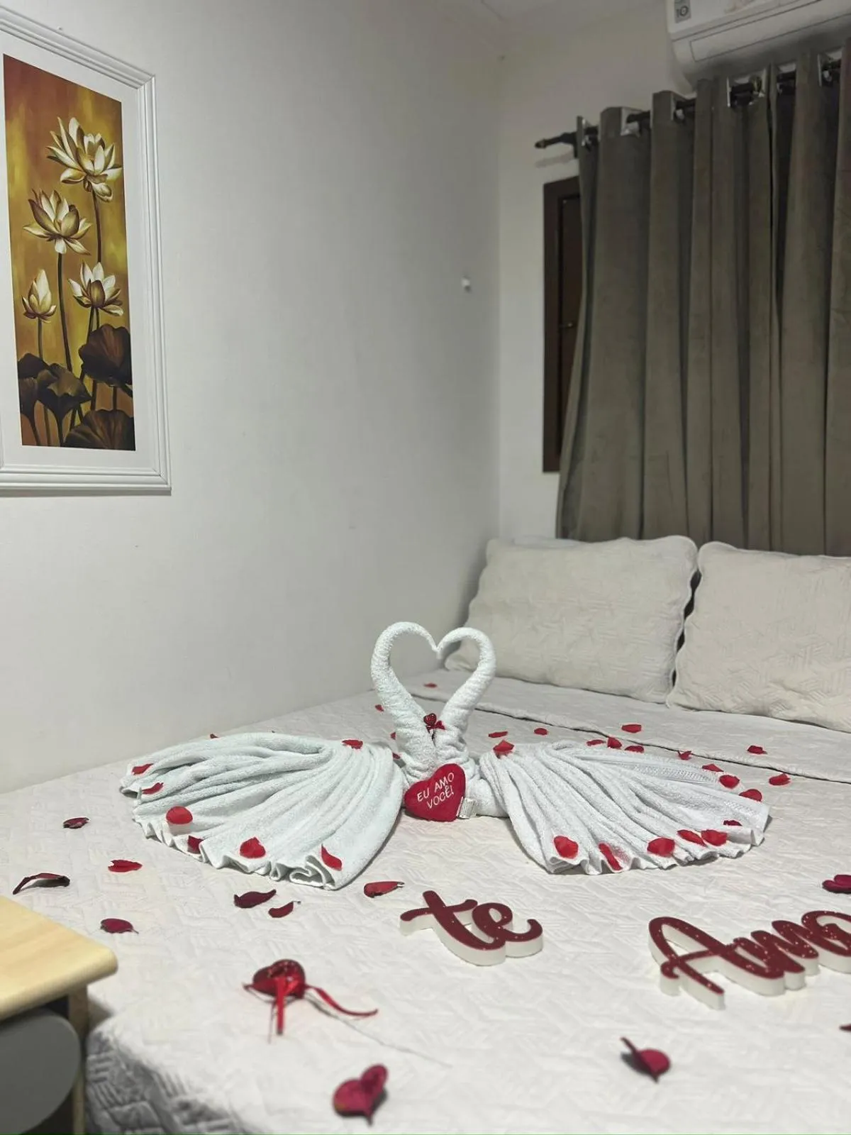 Bed in Pousada Flor Dália