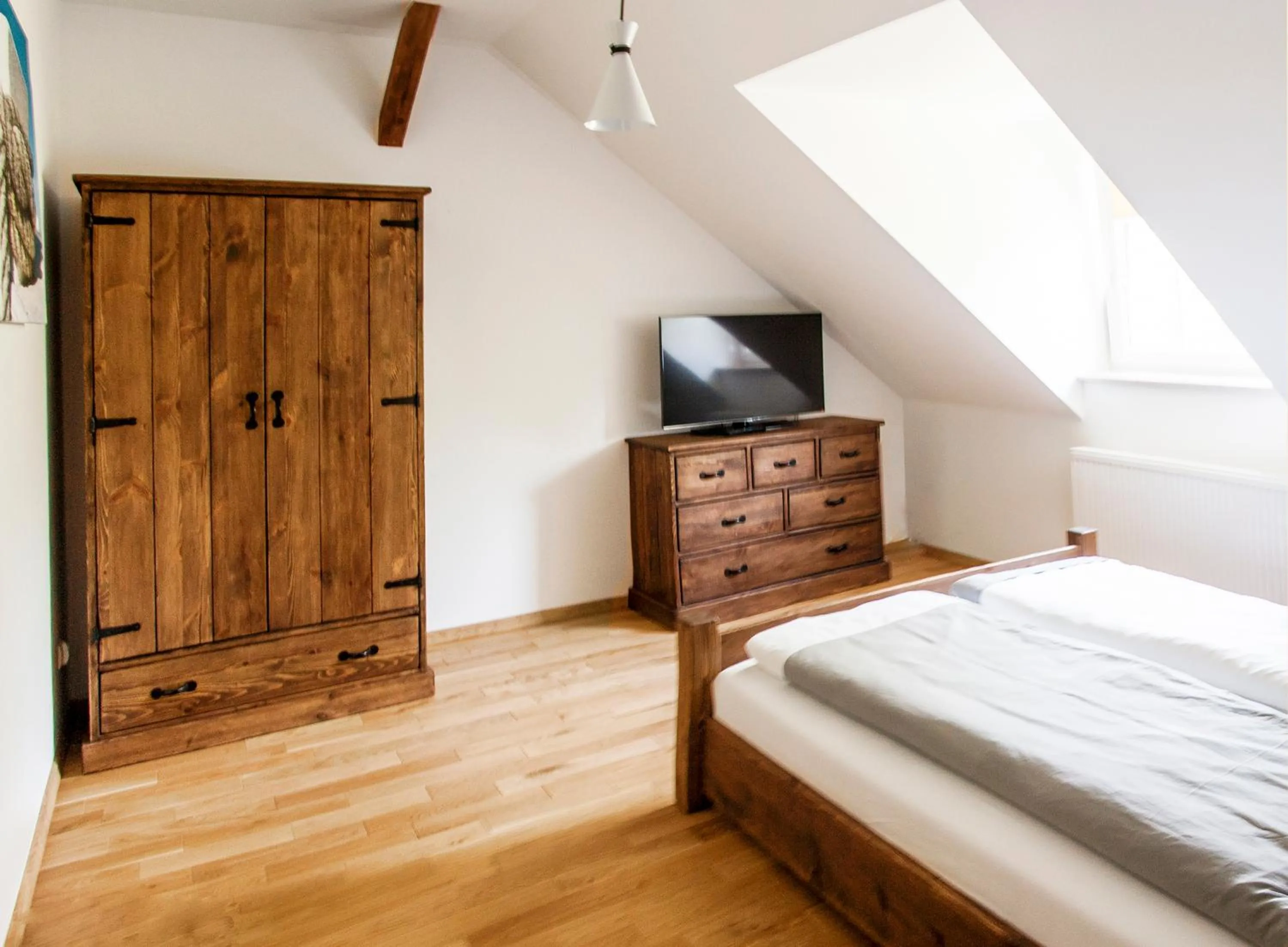 TV and multimedia, Bed in Gościniec Hetman