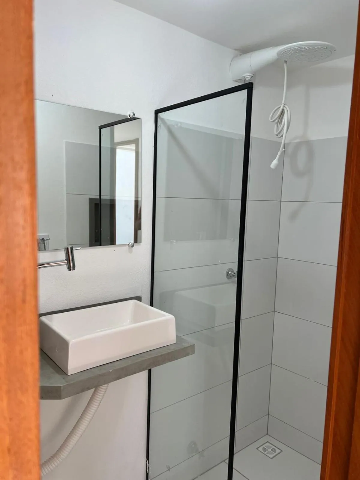 Shower in Pousada Bilica