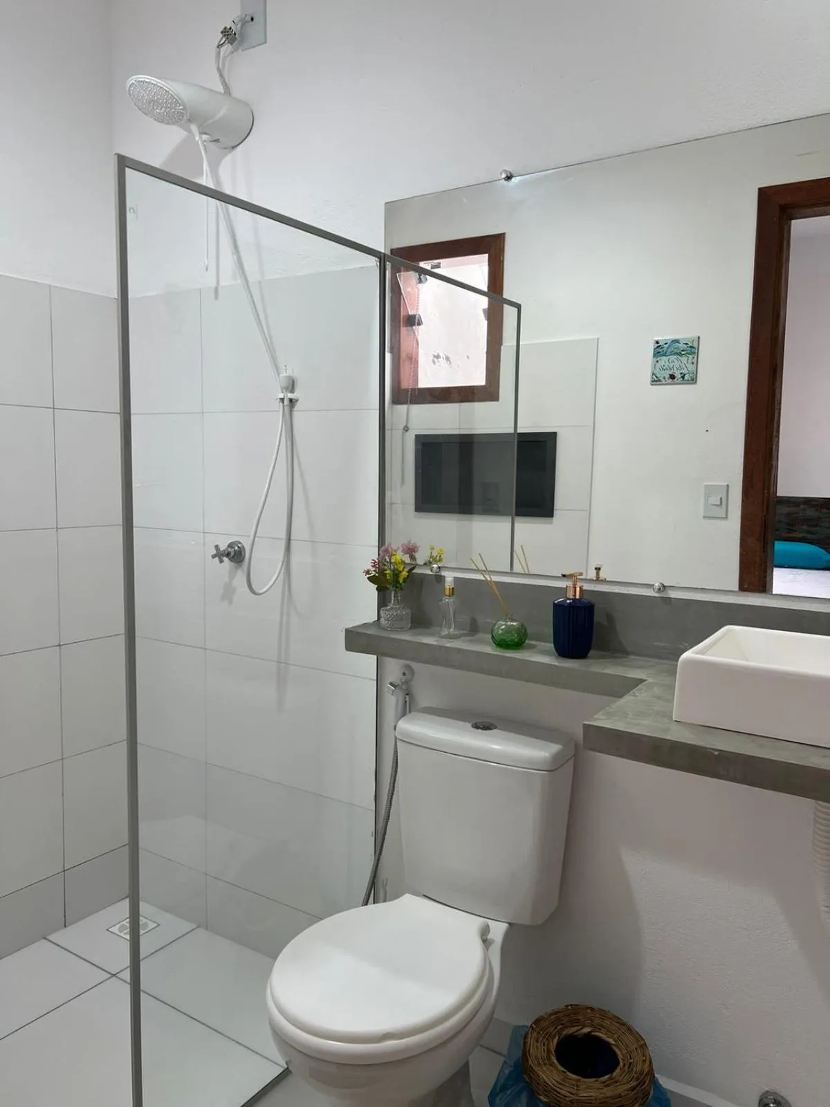 Shower in Pousada Bilica