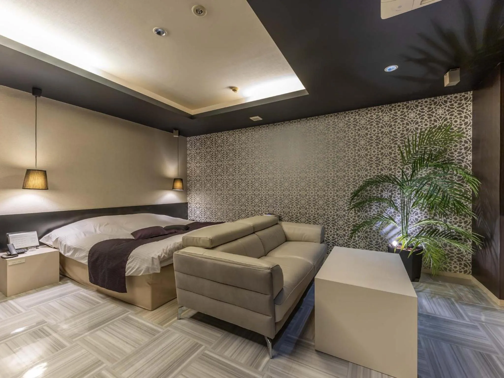 Bed in HOTEL felice Osaka -伊丹空港-