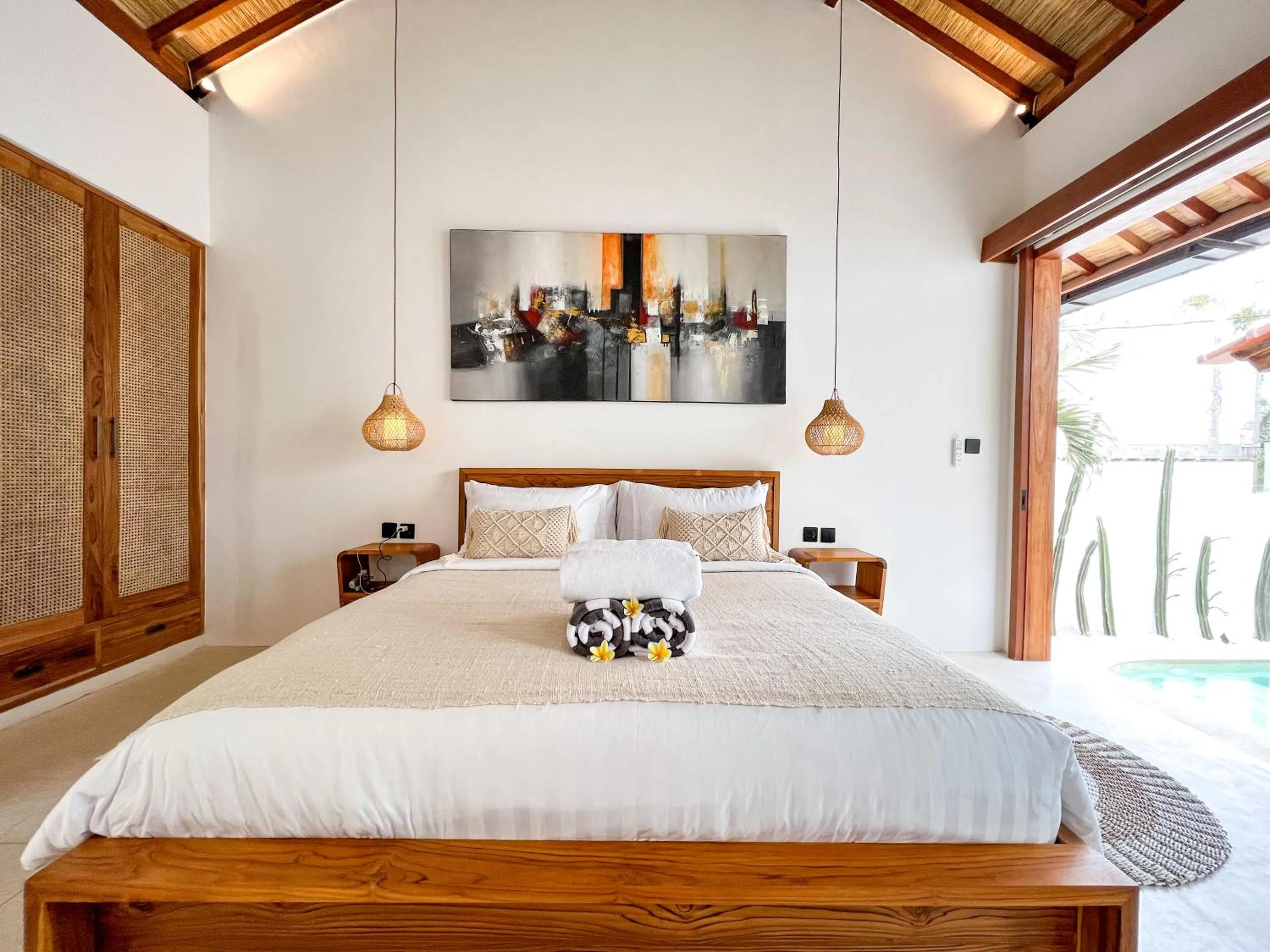 Bed in La Grace Villa