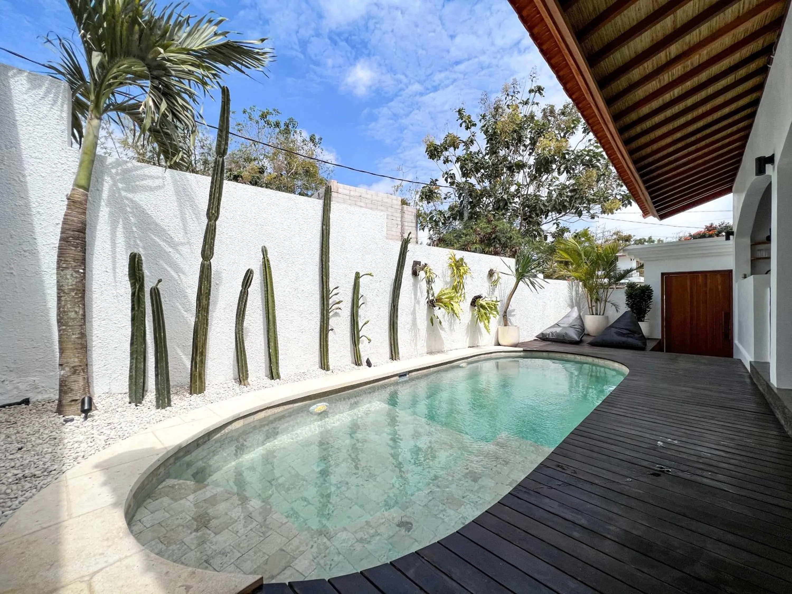 Pool view in La Grace Villa