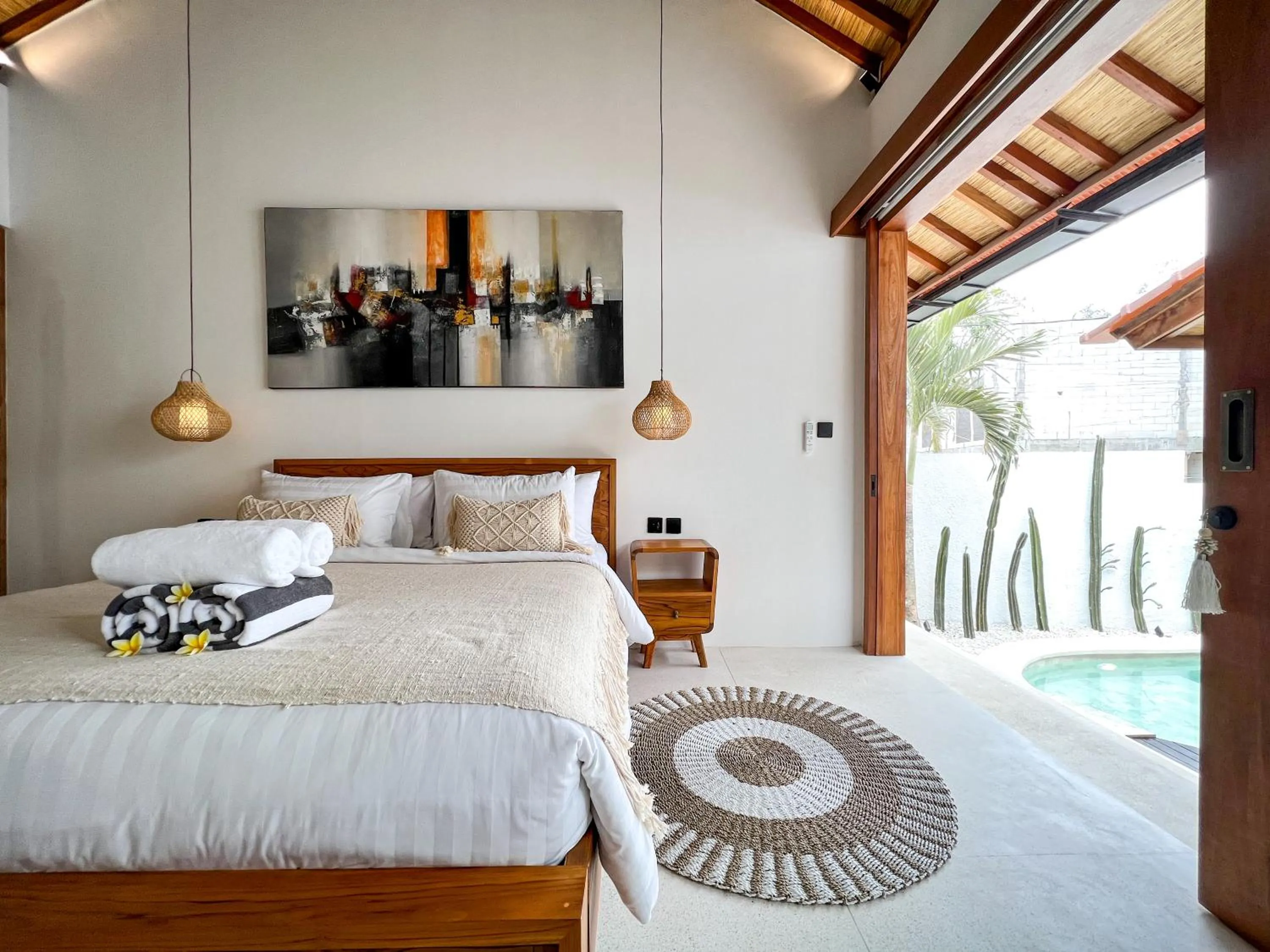 Bed in La Grace Villa