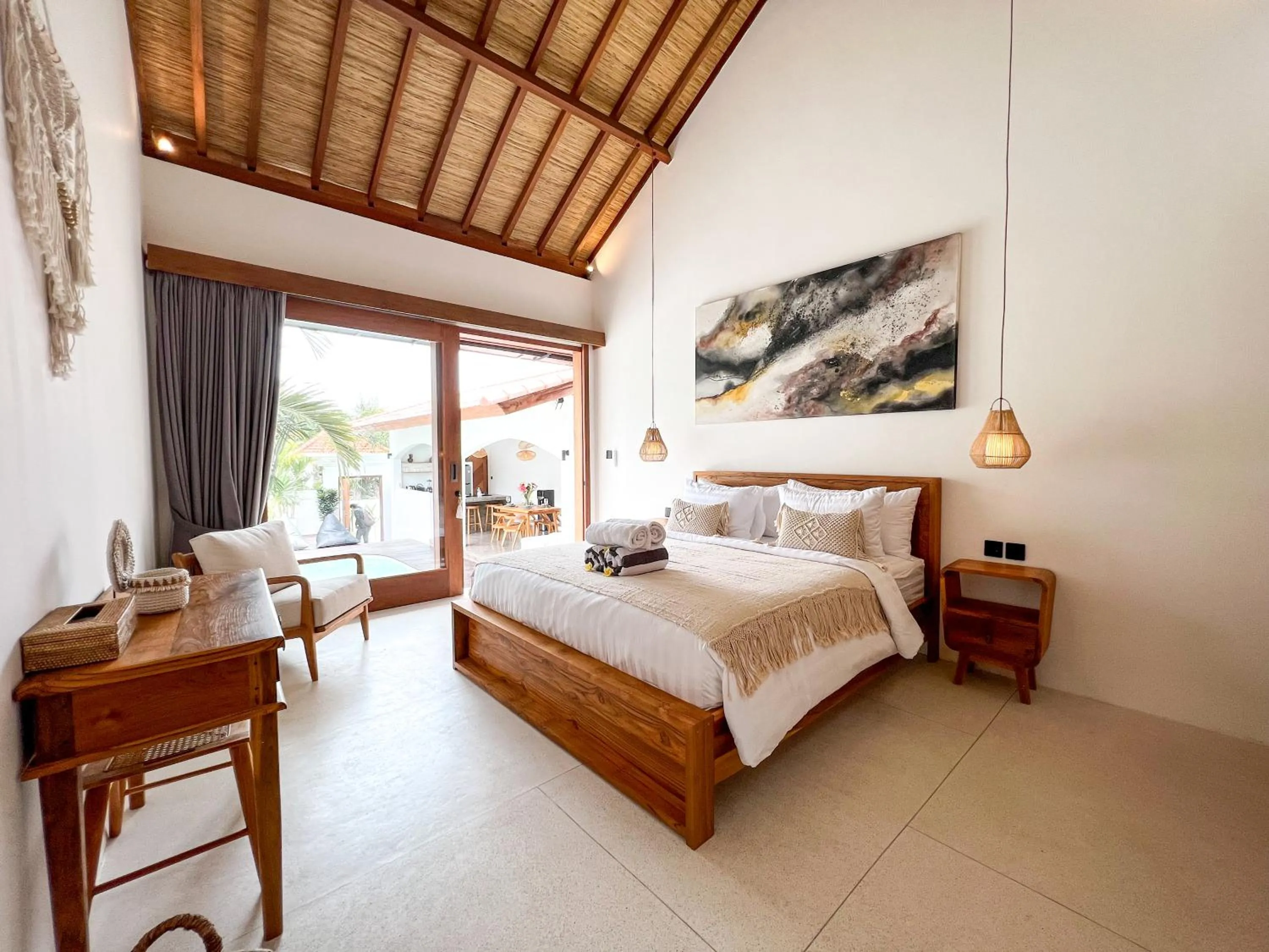 Bed in La Grace Villa
