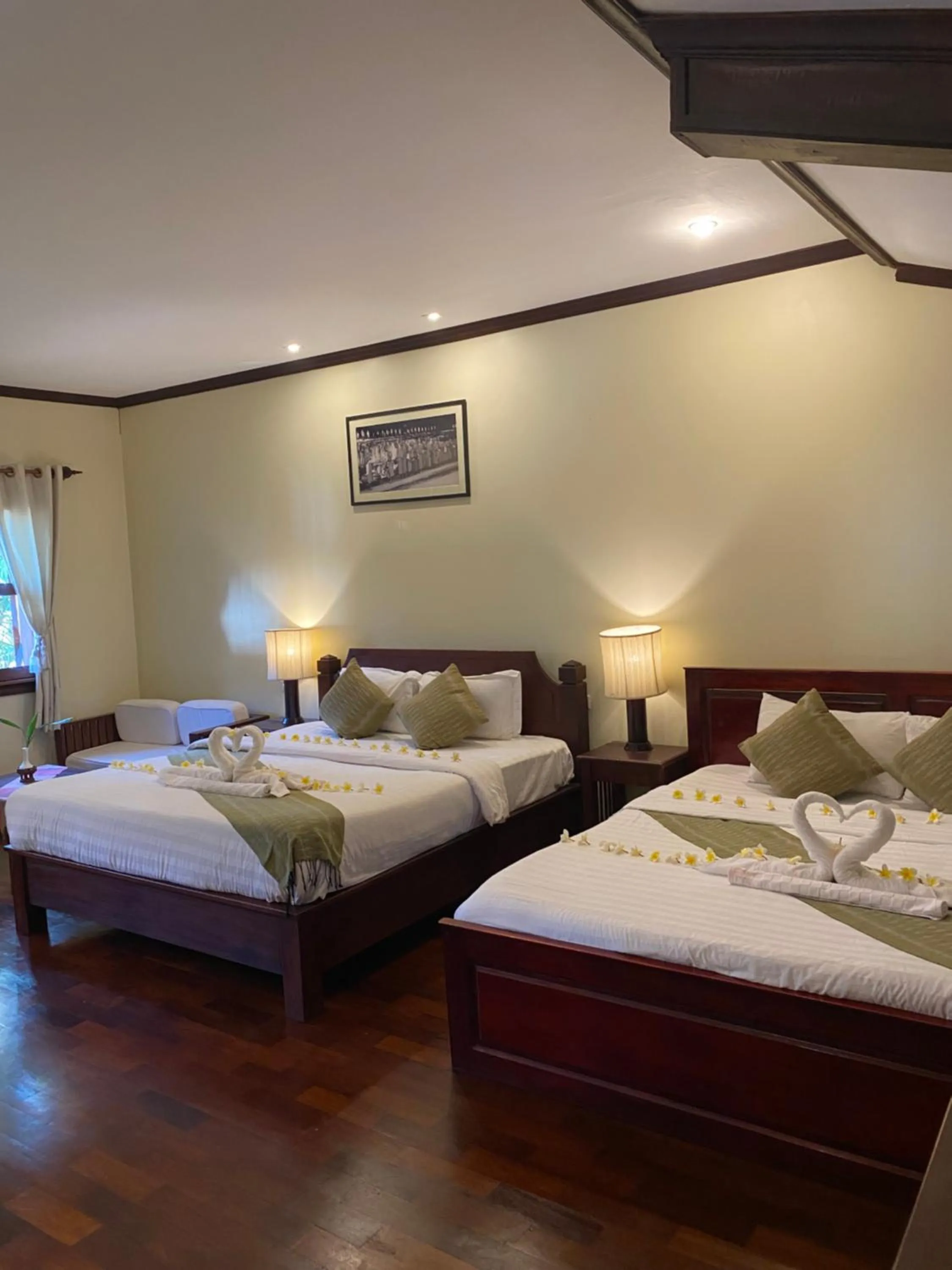 Photo of the whole room, Bed in Luang Prabang Residence & Travel