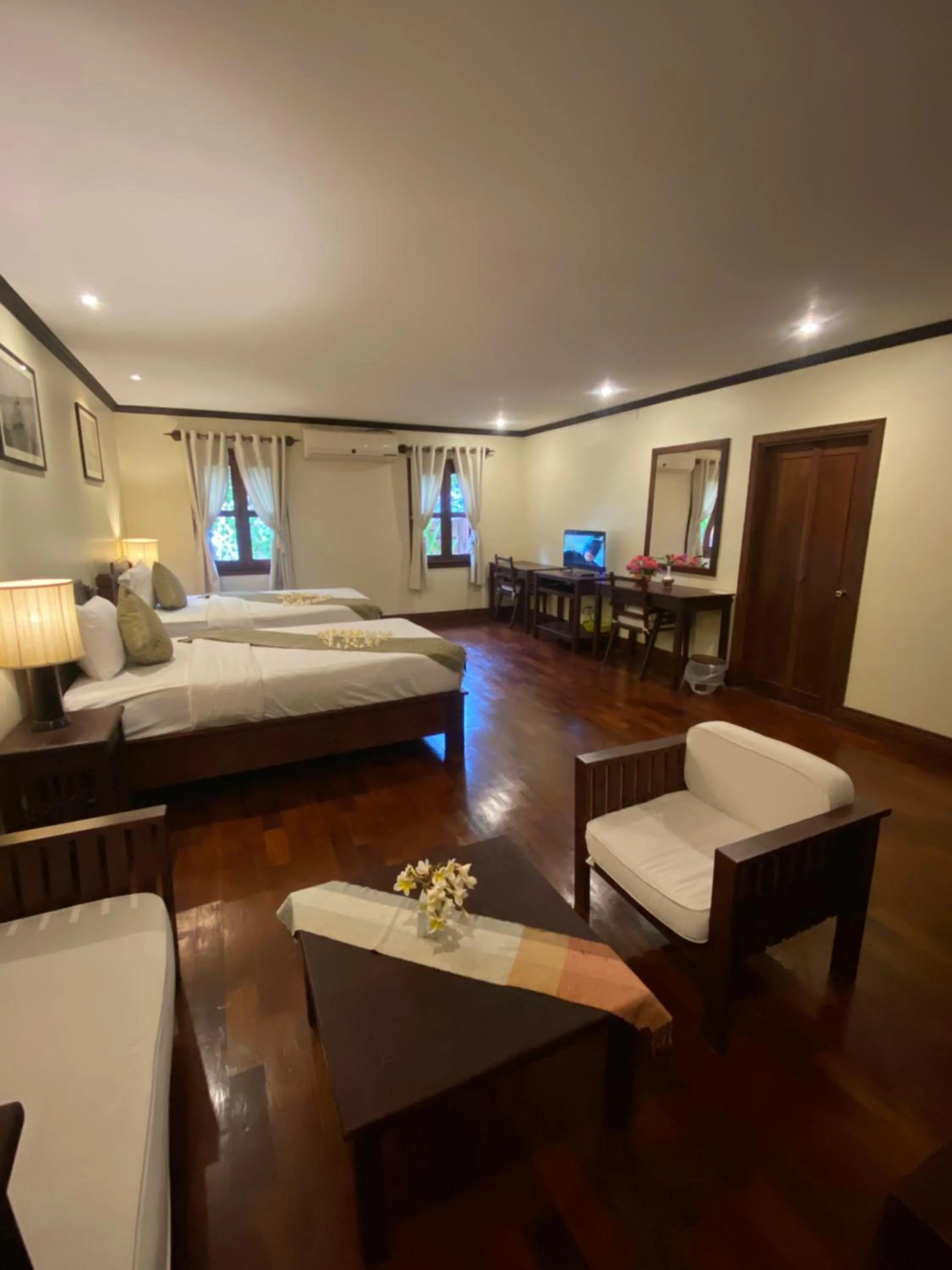 Photo of the whole room, Bed in Luang Prabang Residence & Travel