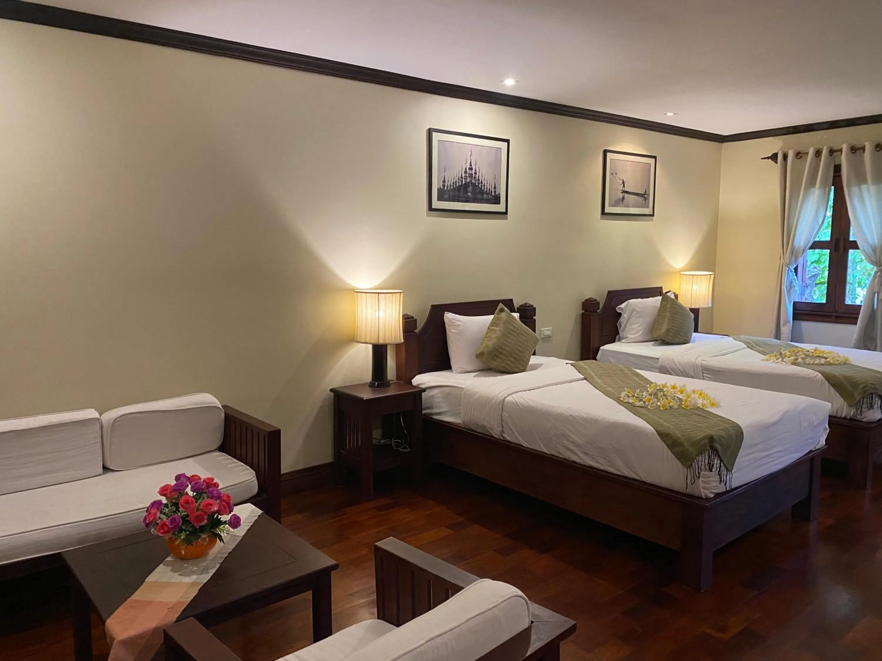 Photo of the whole room, Bed in Luang Prabang Residence & Travel