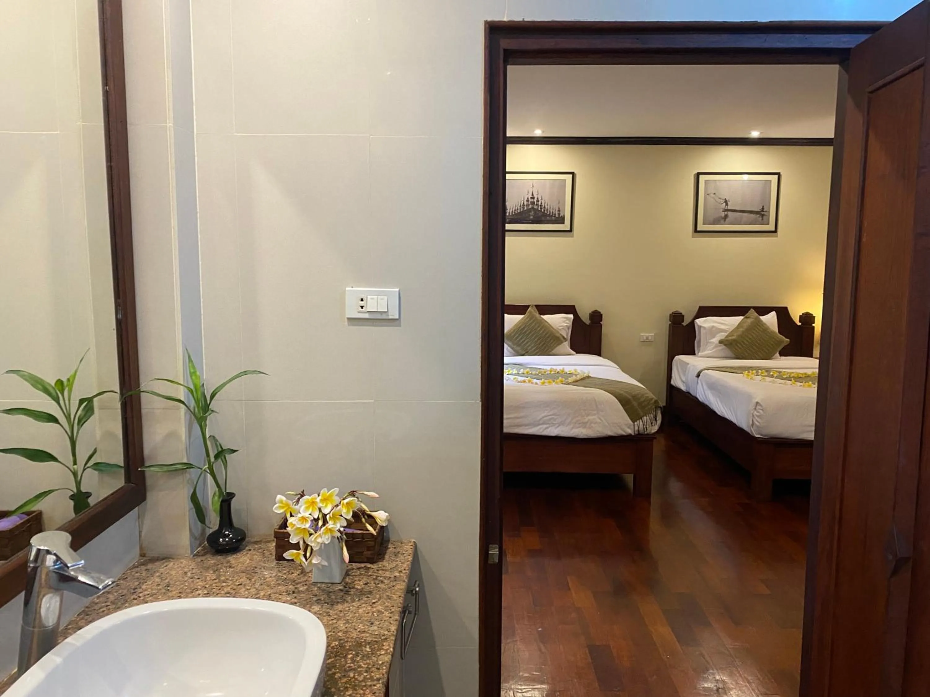 Bathroom, Bed in Luang Prabang Residence & Travel