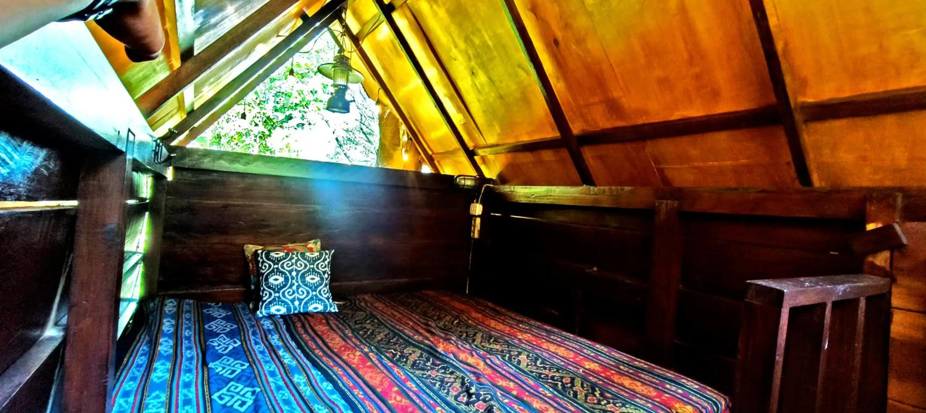 Bed in Uma Villa Manado