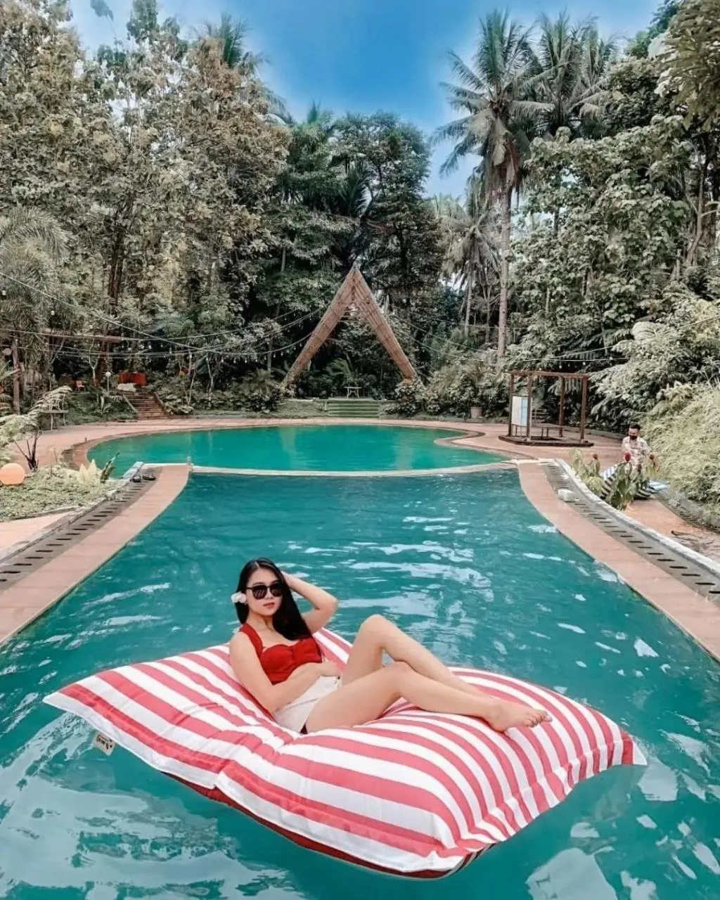 Swimming pool in Uma Villa Manado