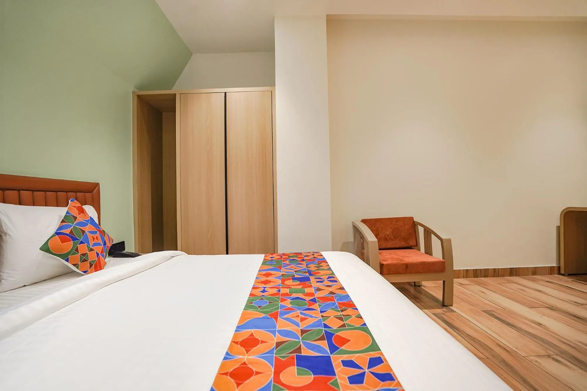 Bedroom, Bed in FabHotel Prime IP Indrapuram