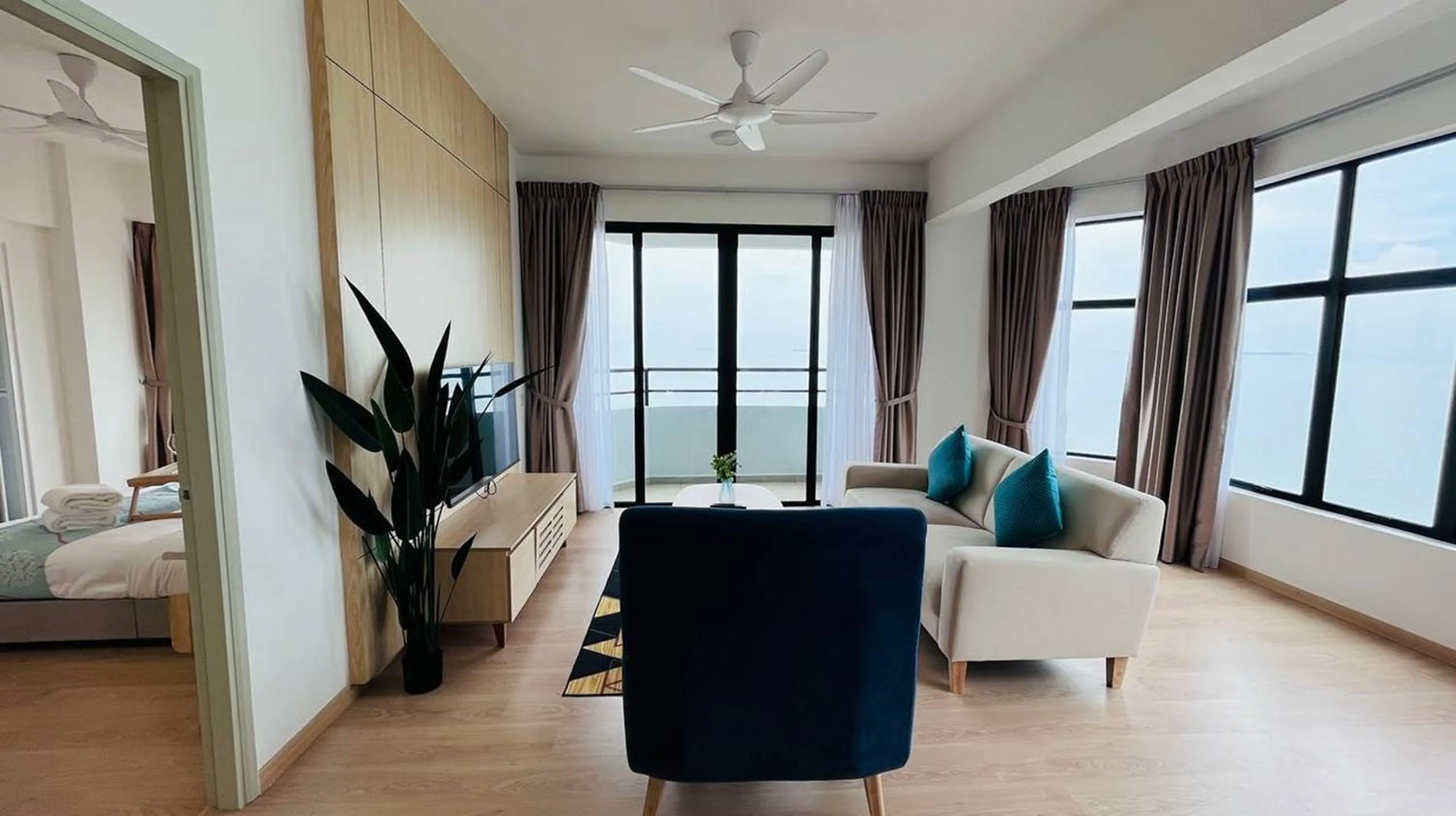 Two-Bedroom Apartment in Signature Mutiara Beach Resort by Glex