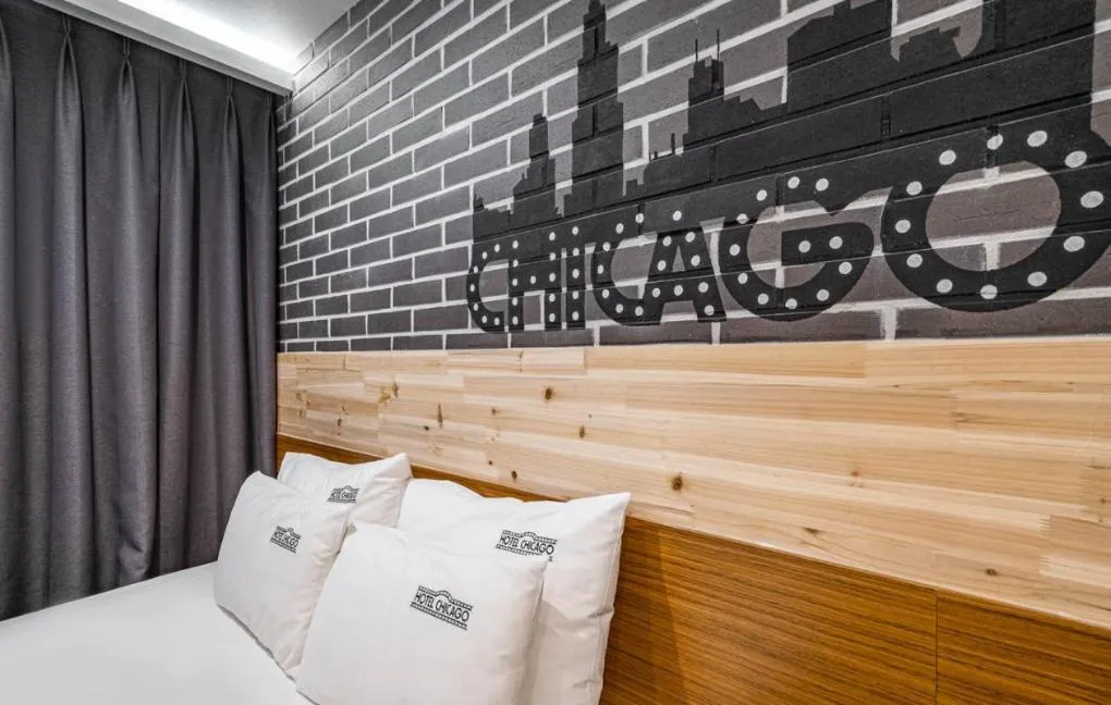 Bed in Hotel Chicago