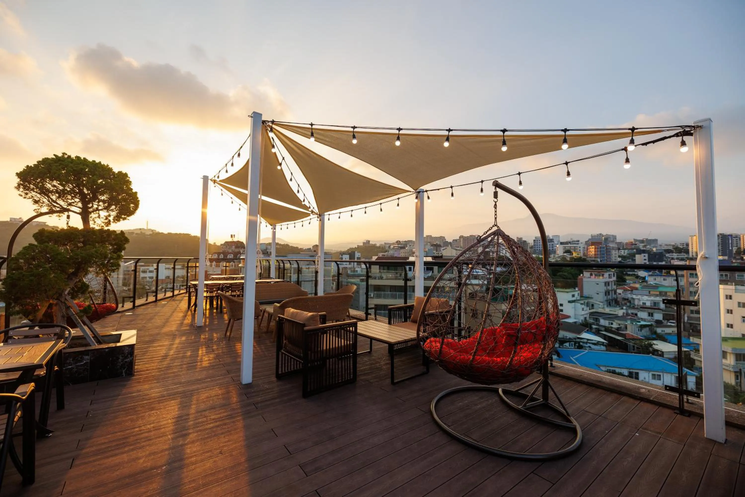 Balcony/Terrace in Hotel Fine Jeju