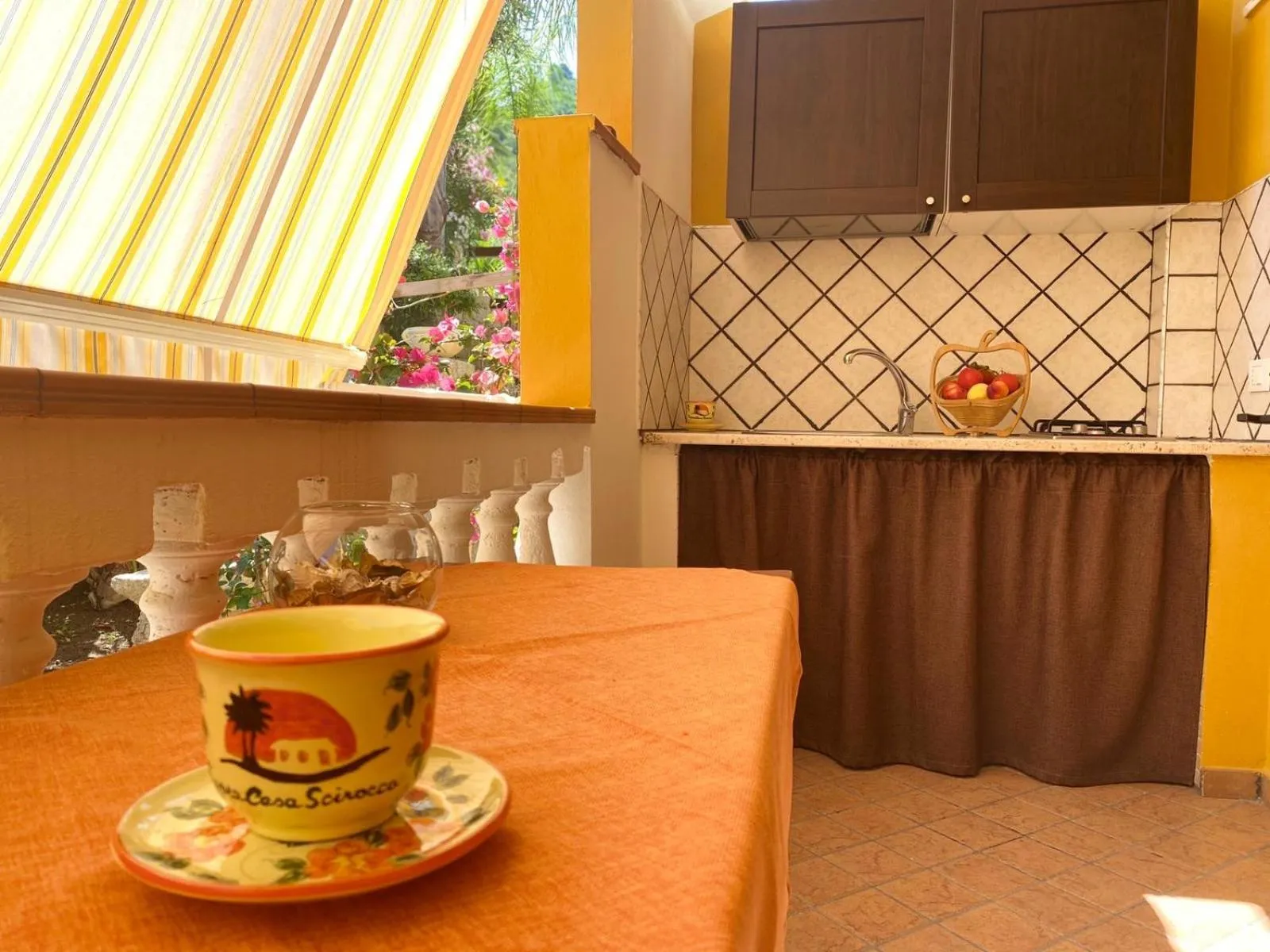 Balcony/Terrace in Tropea Casa Scirocco