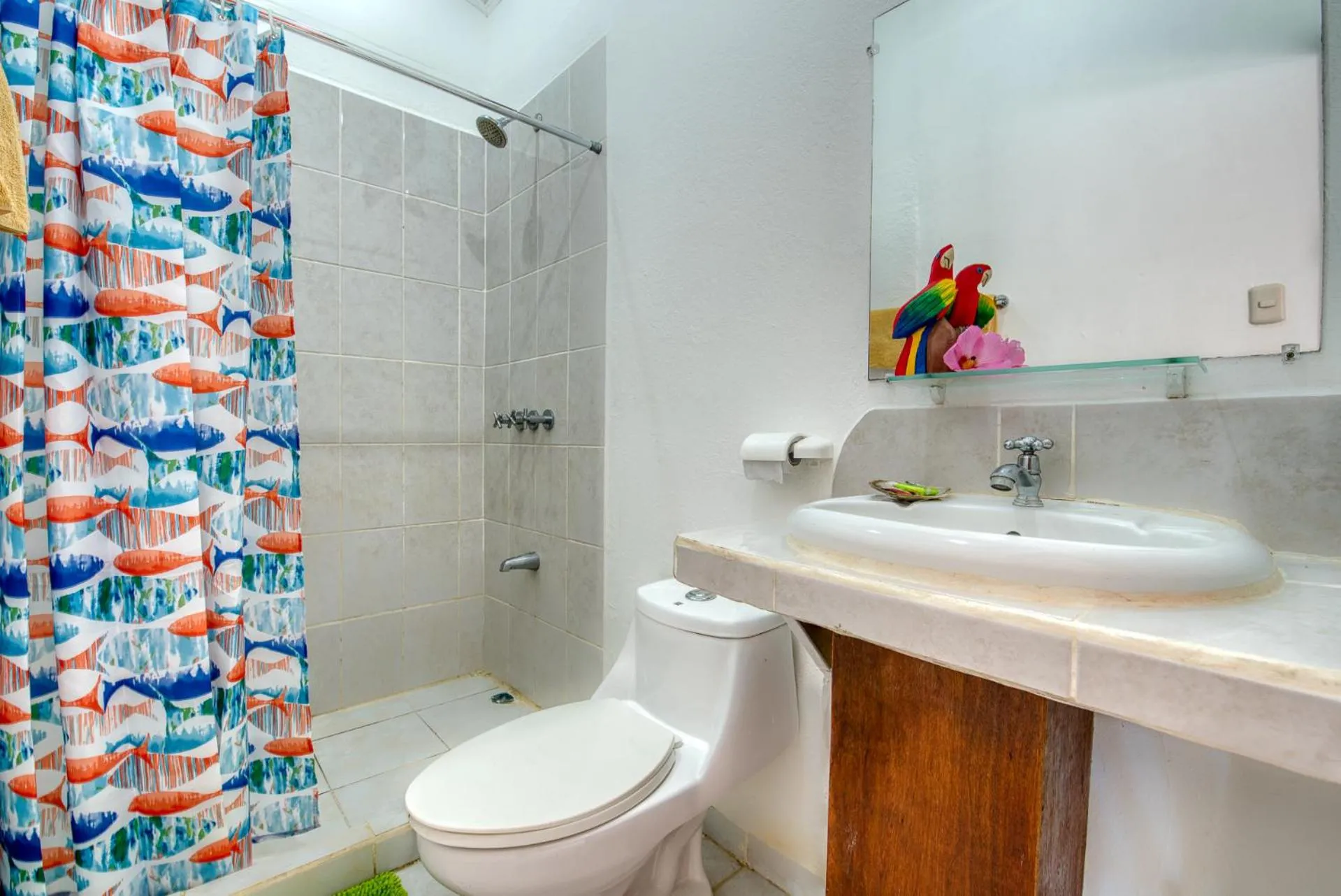 Bathroom in Yucca Beachfront Hotel