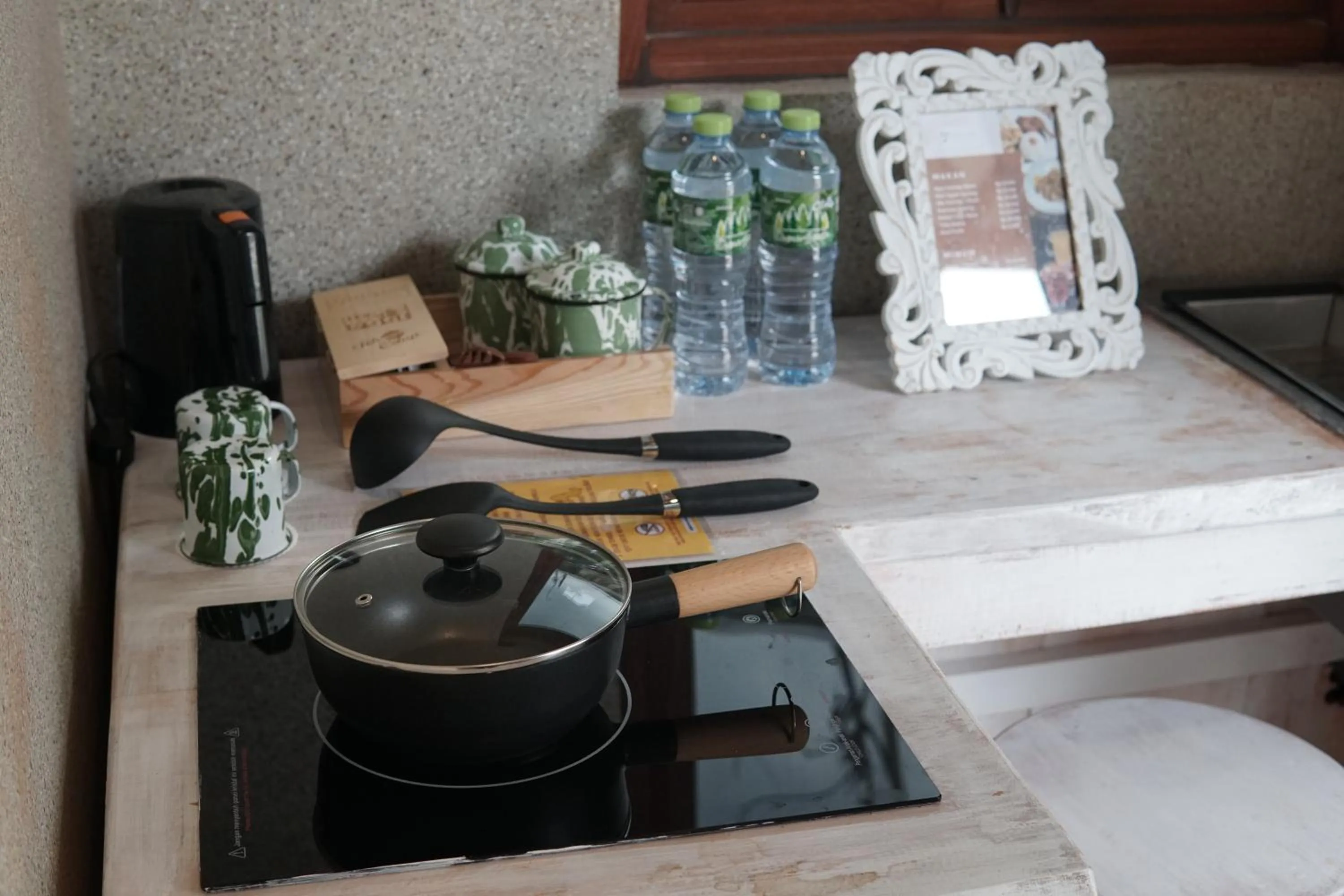 Kitchen or kitchenette in Dusun The Villas