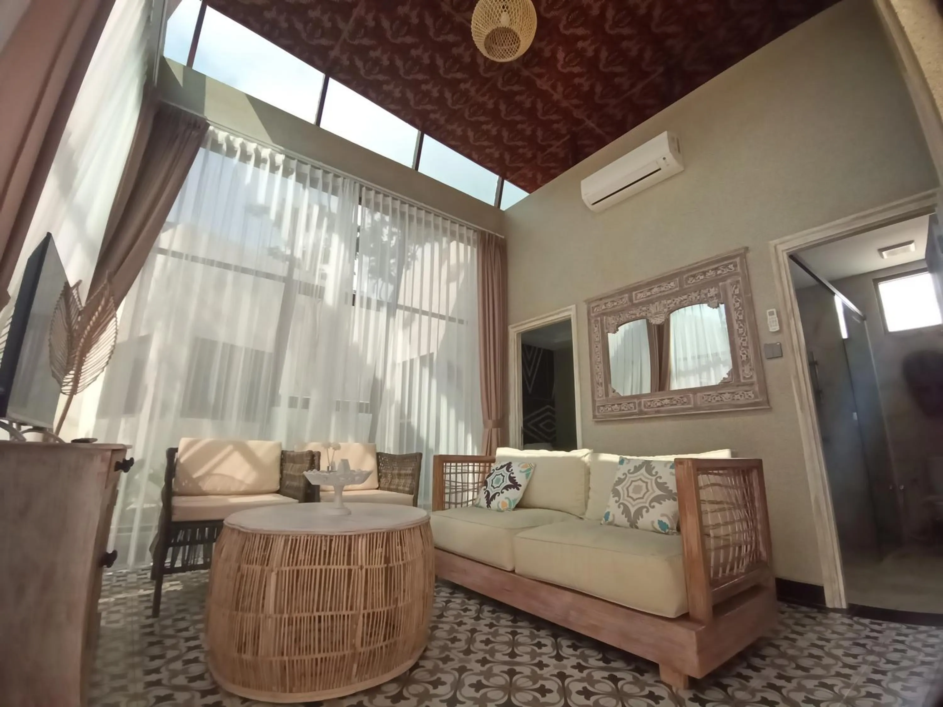 Living room, Bed in Dusun The Villas