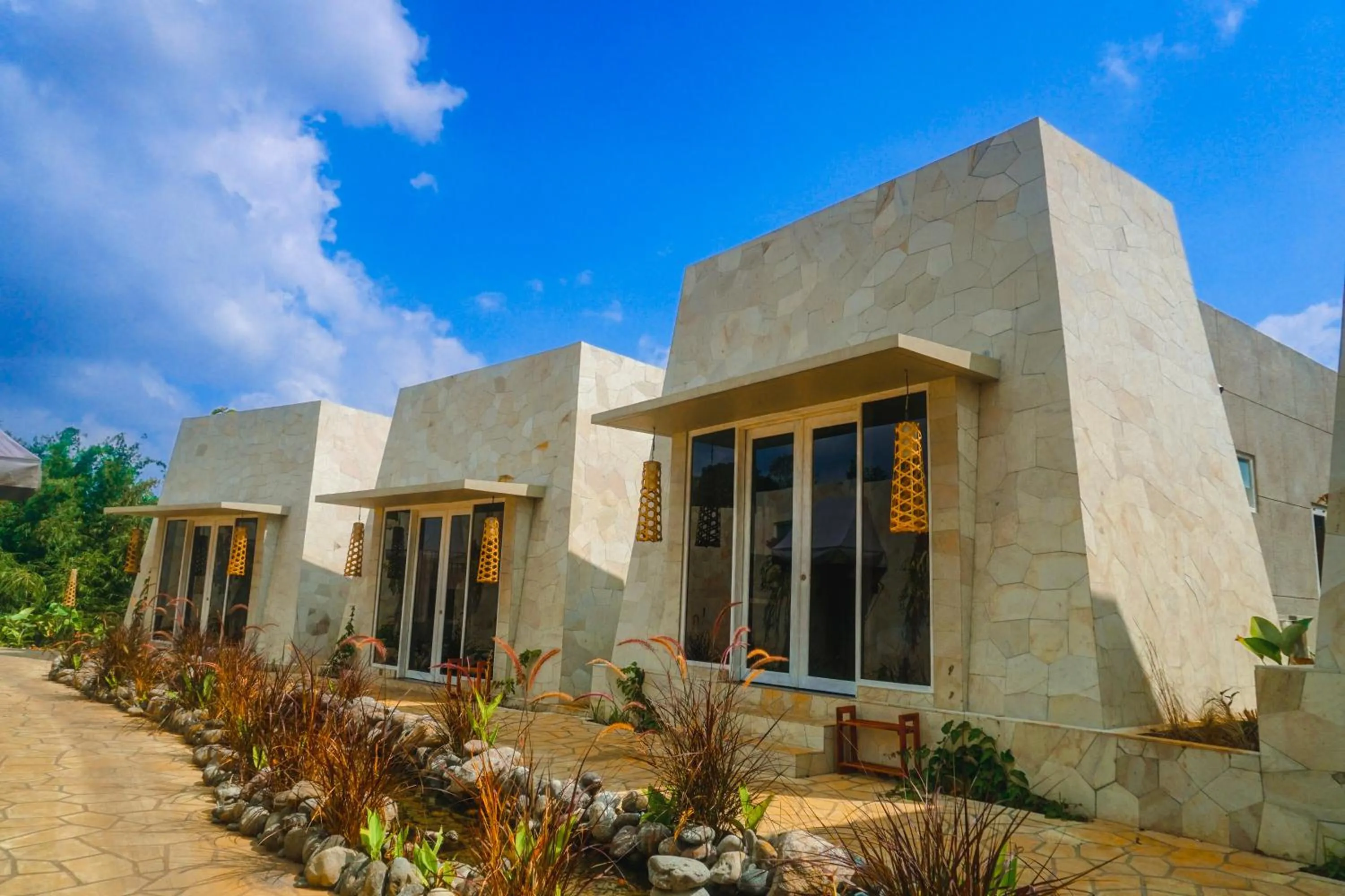 Garden view in Dusun The Villas