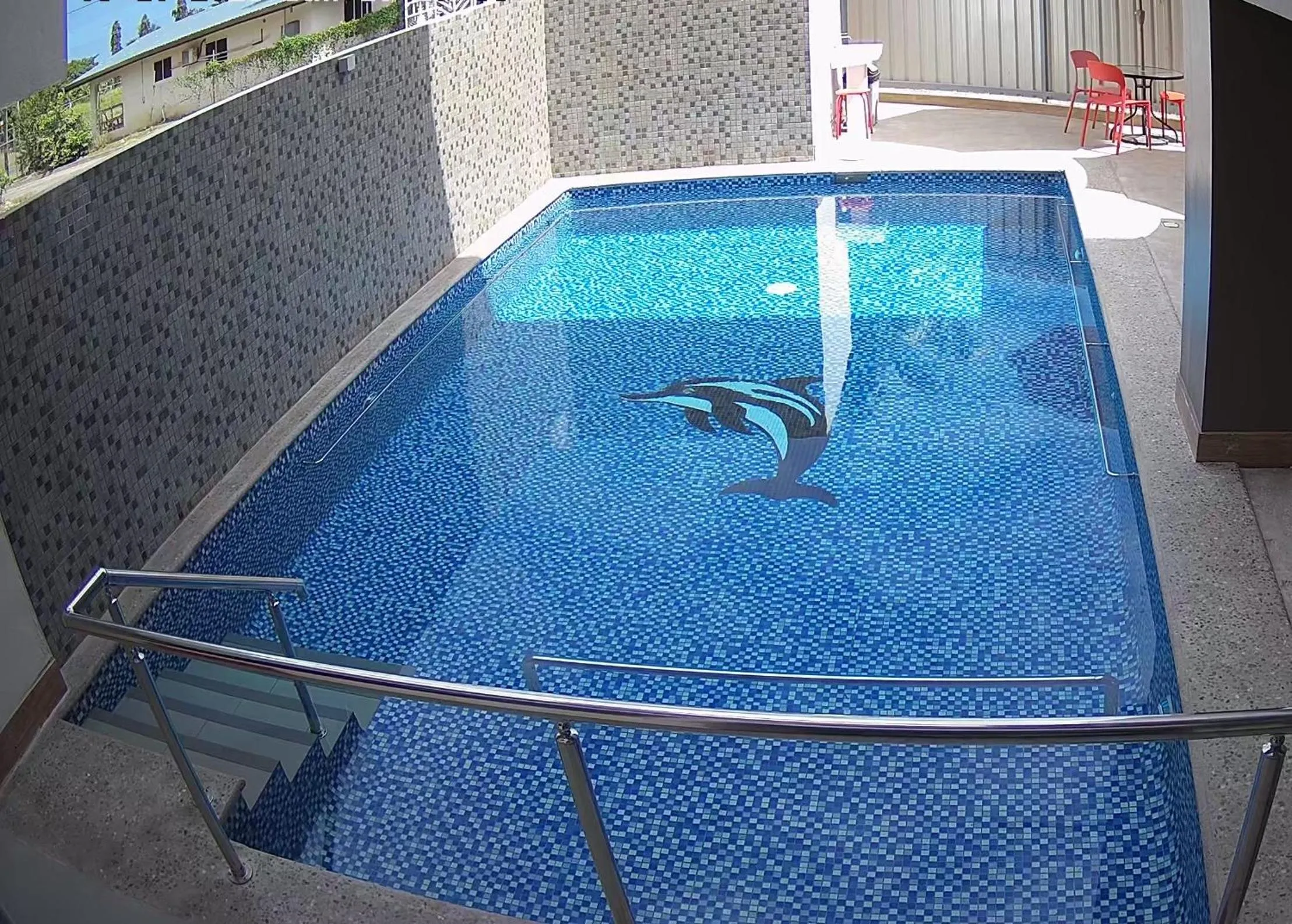 Swimming pool in Vualiku Hotel & Apartments