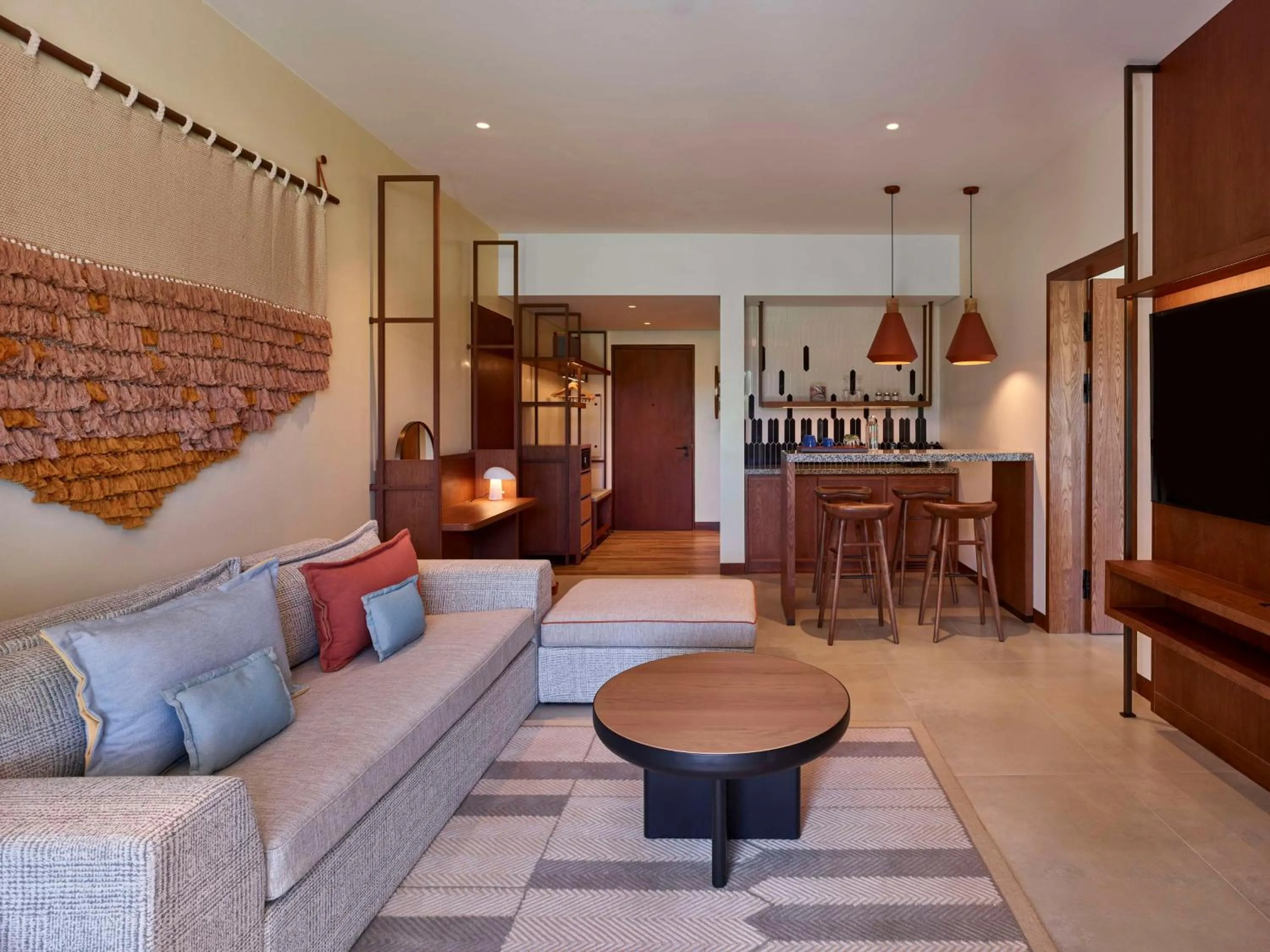 Living room in Canopy By Hilton Seychelles Resort