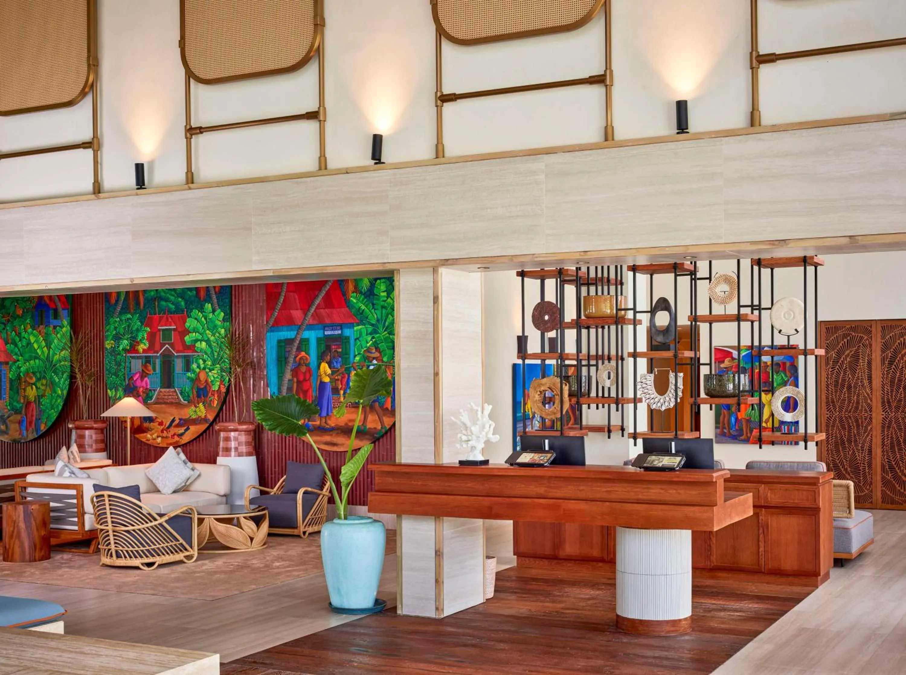 Lobby or reception in Canopy By Hilton Seychelles Resort